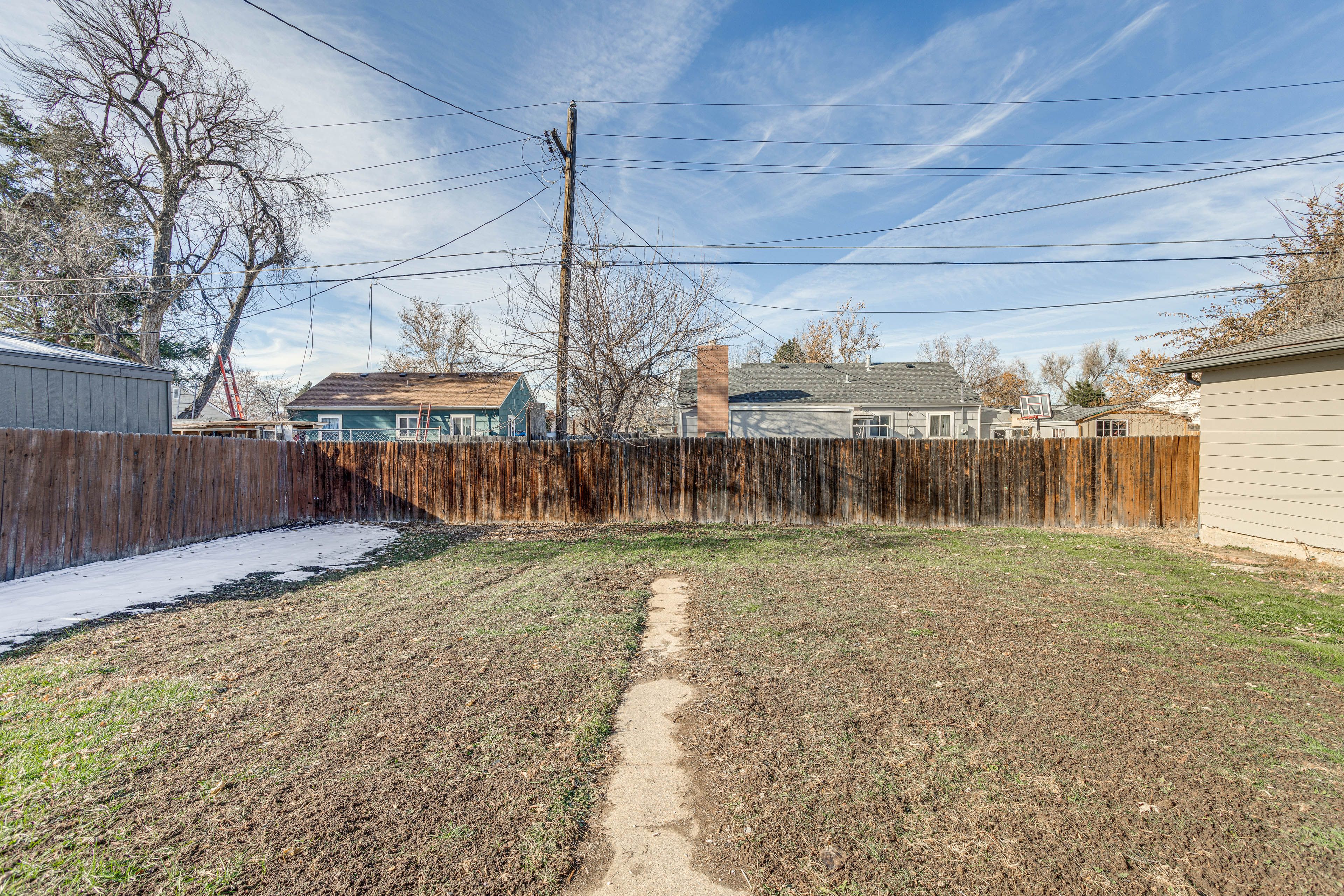 Fenced Backyard
