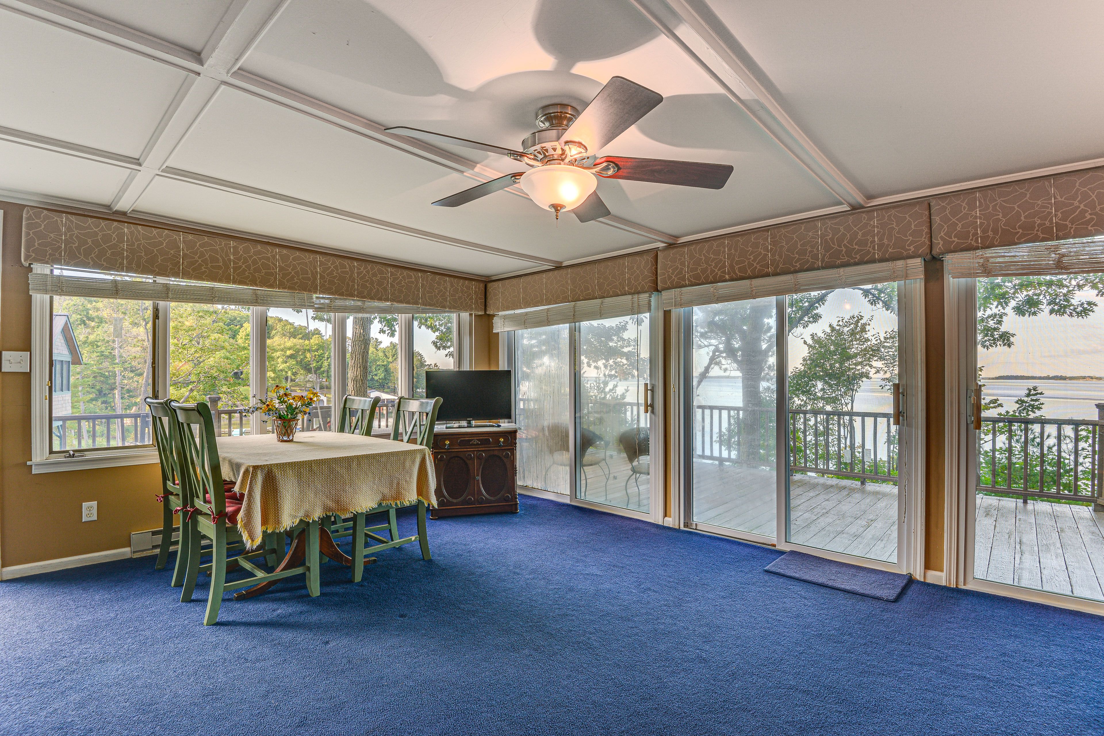 Studio | Interior | Queen Sleeper Sofa | Ceiling Fans
