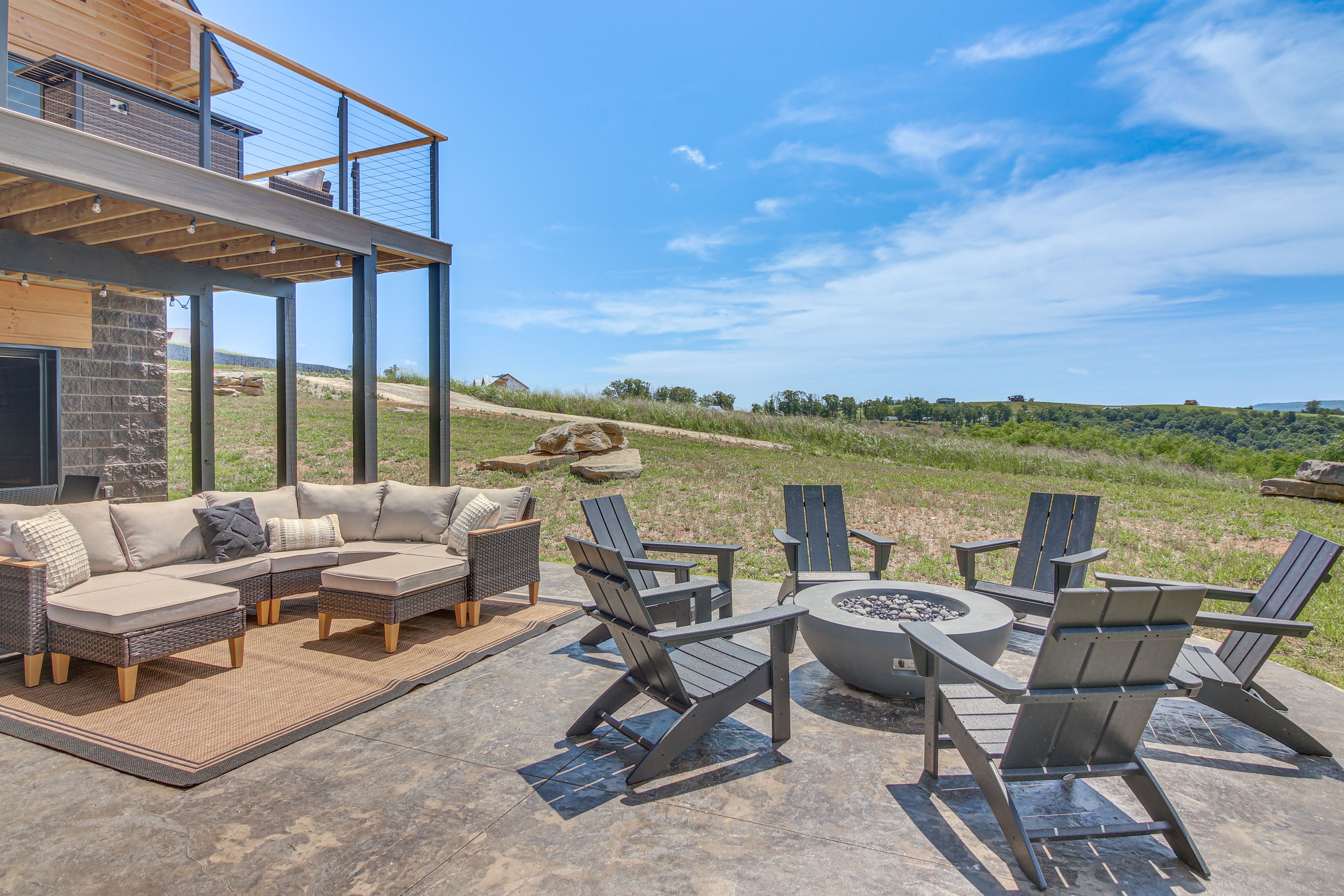 Lounge Area | Hot Tub | Gas Fire Pit