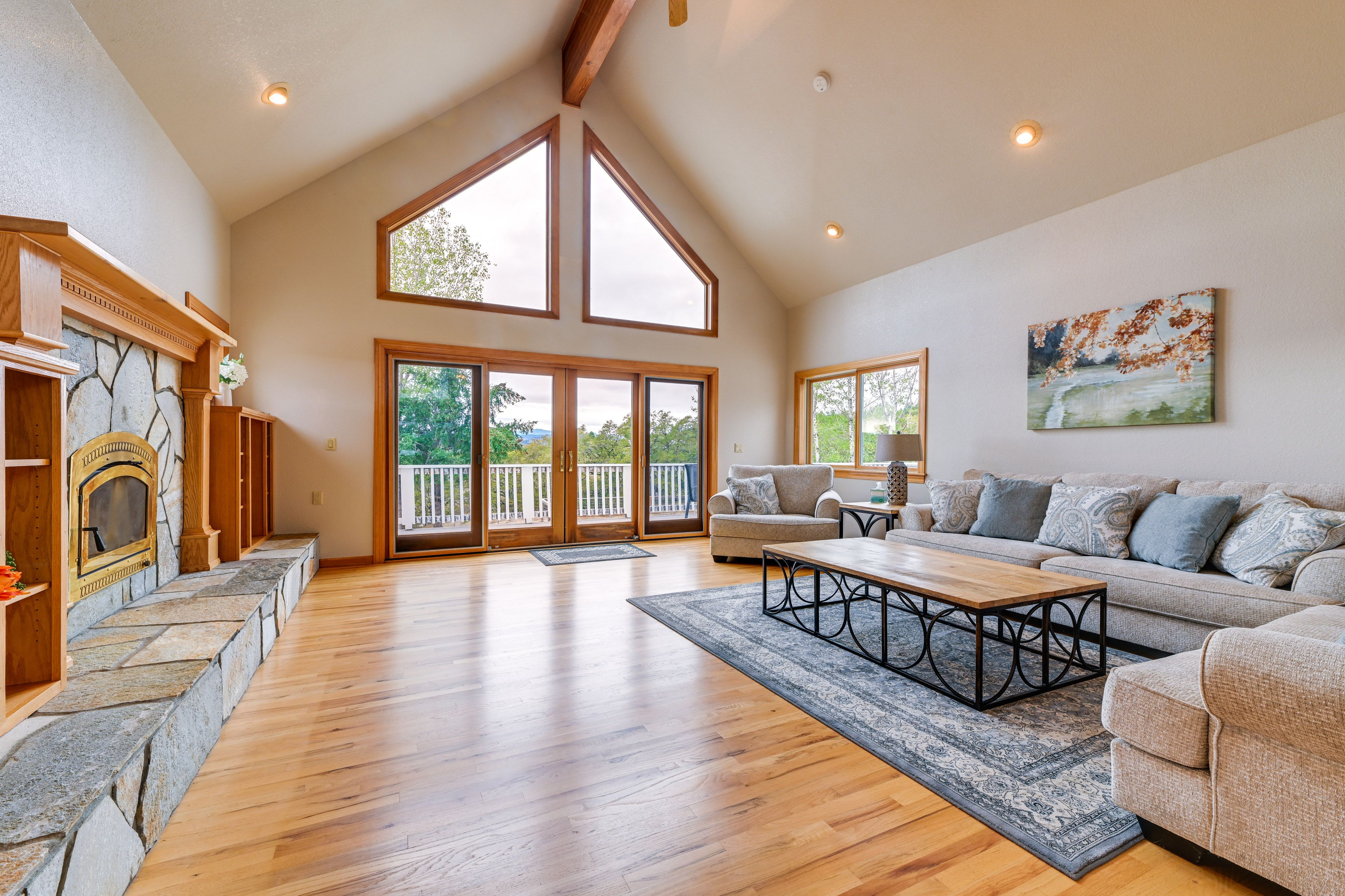 Living Room | Main Level | Free WiFi | Central A/C & Heating