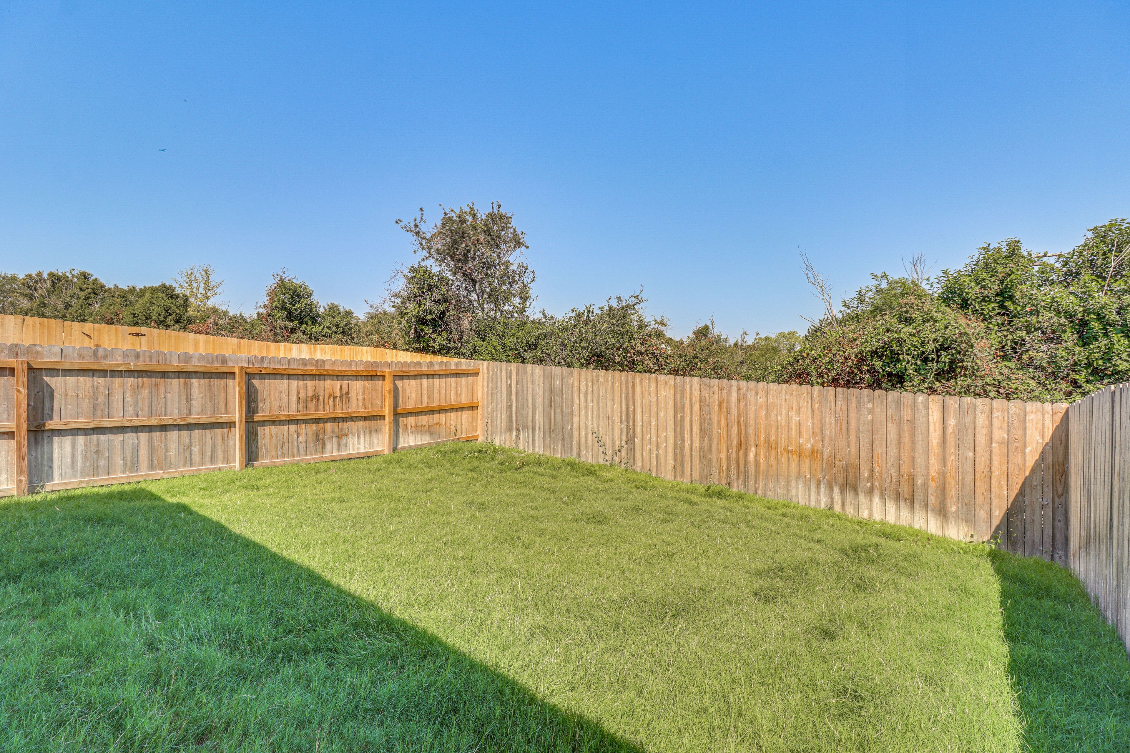 Fenced Backyard