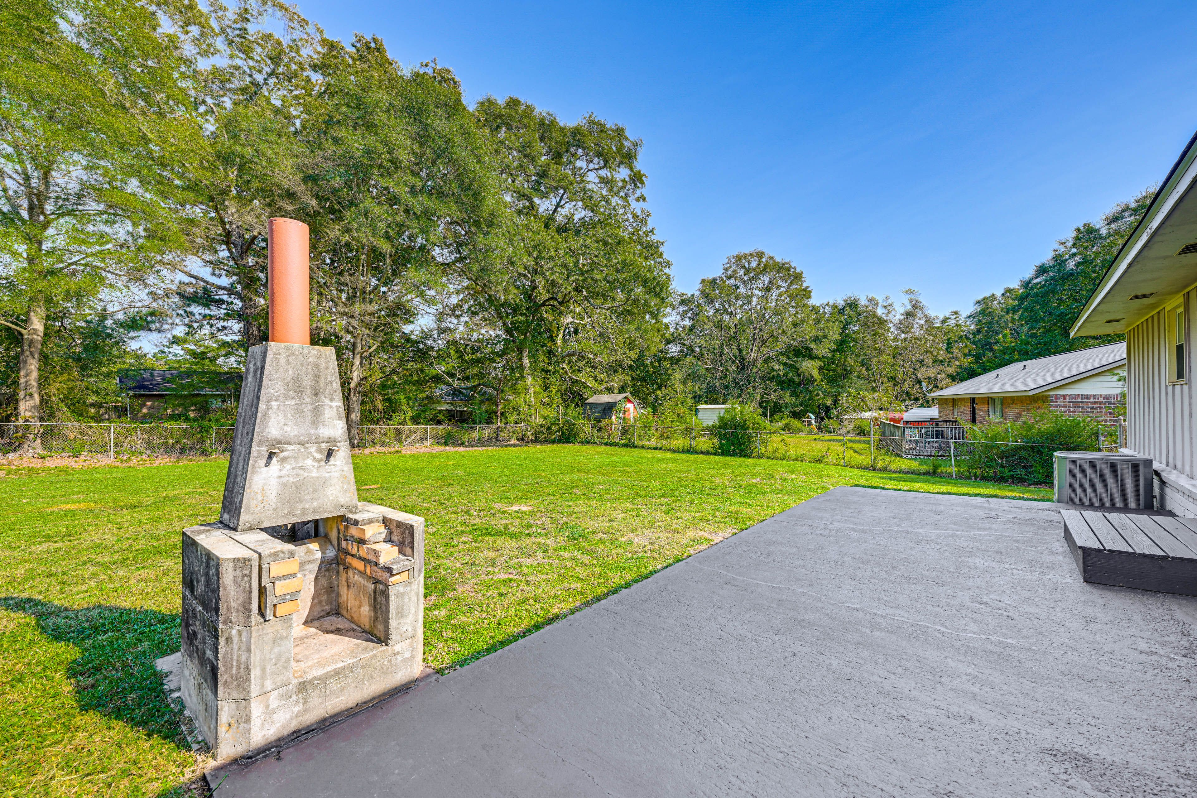 Private Patio | Fenced-In Yard