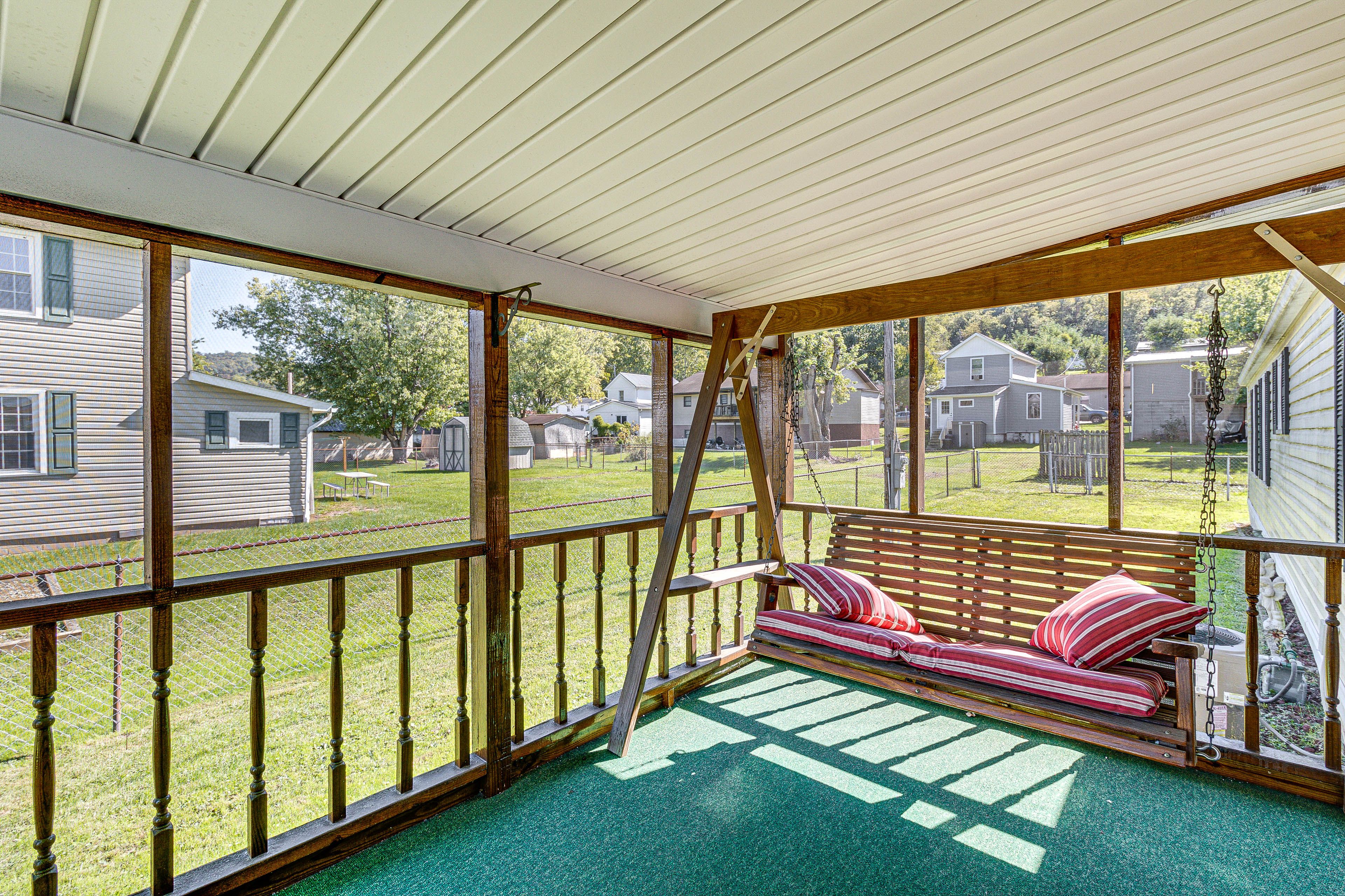 Screened-In Porch | Porch Swing