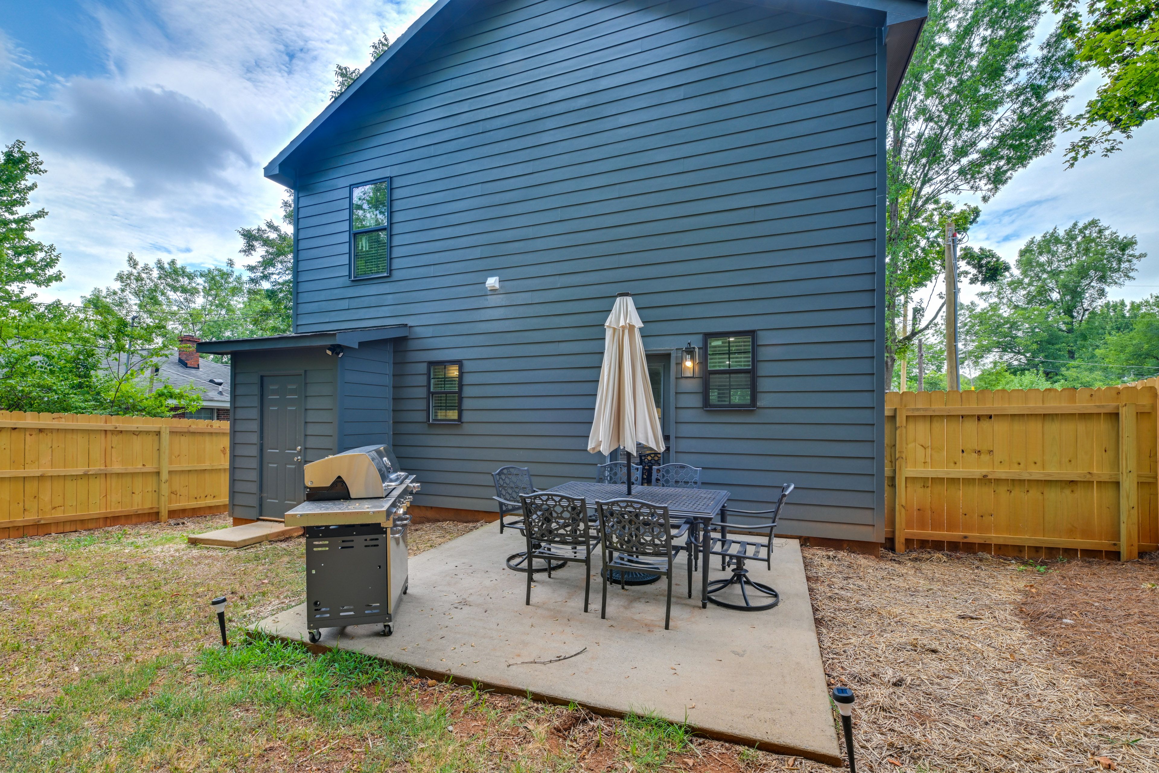 Patio | Fenced Backyard