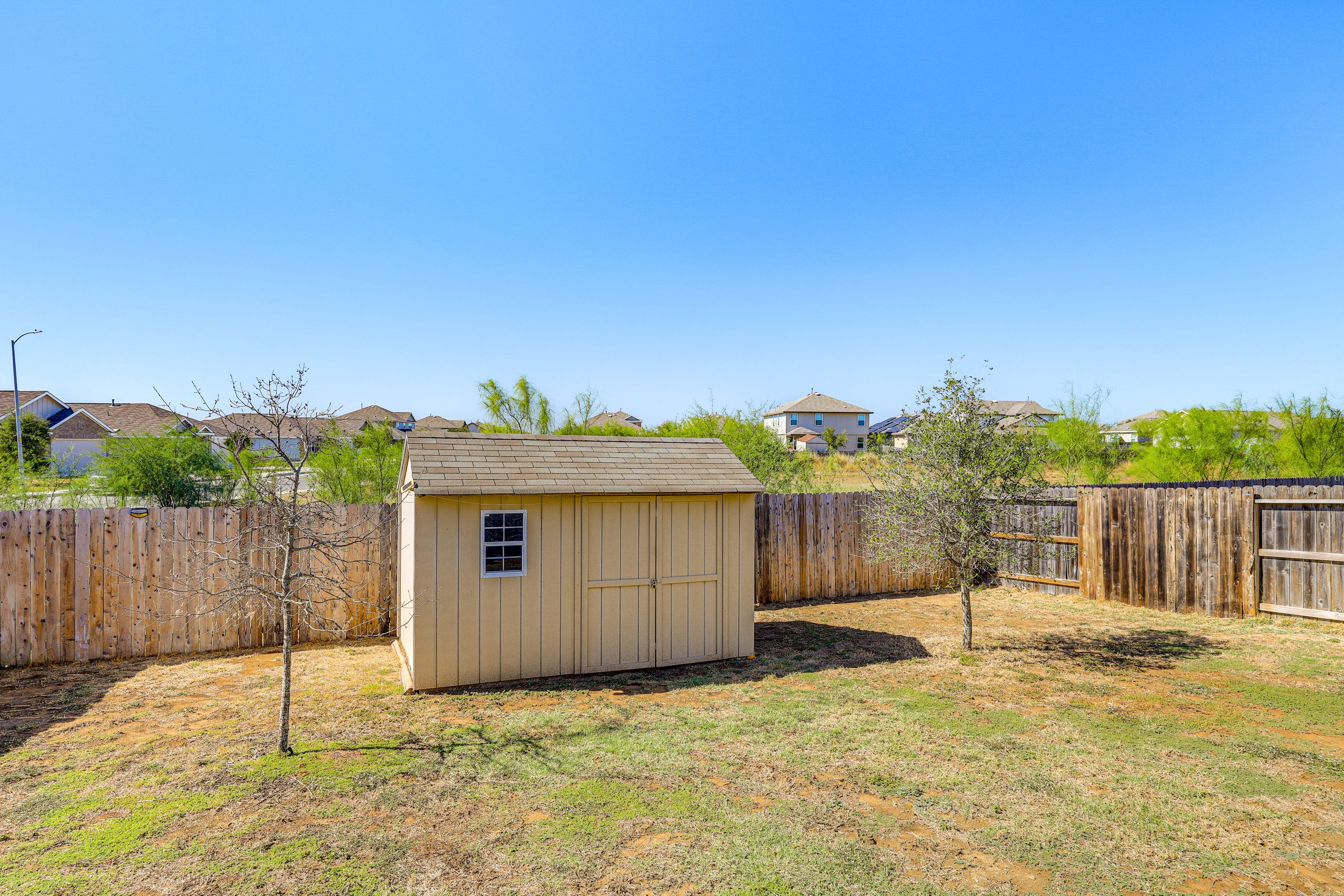 Fenced Backyard