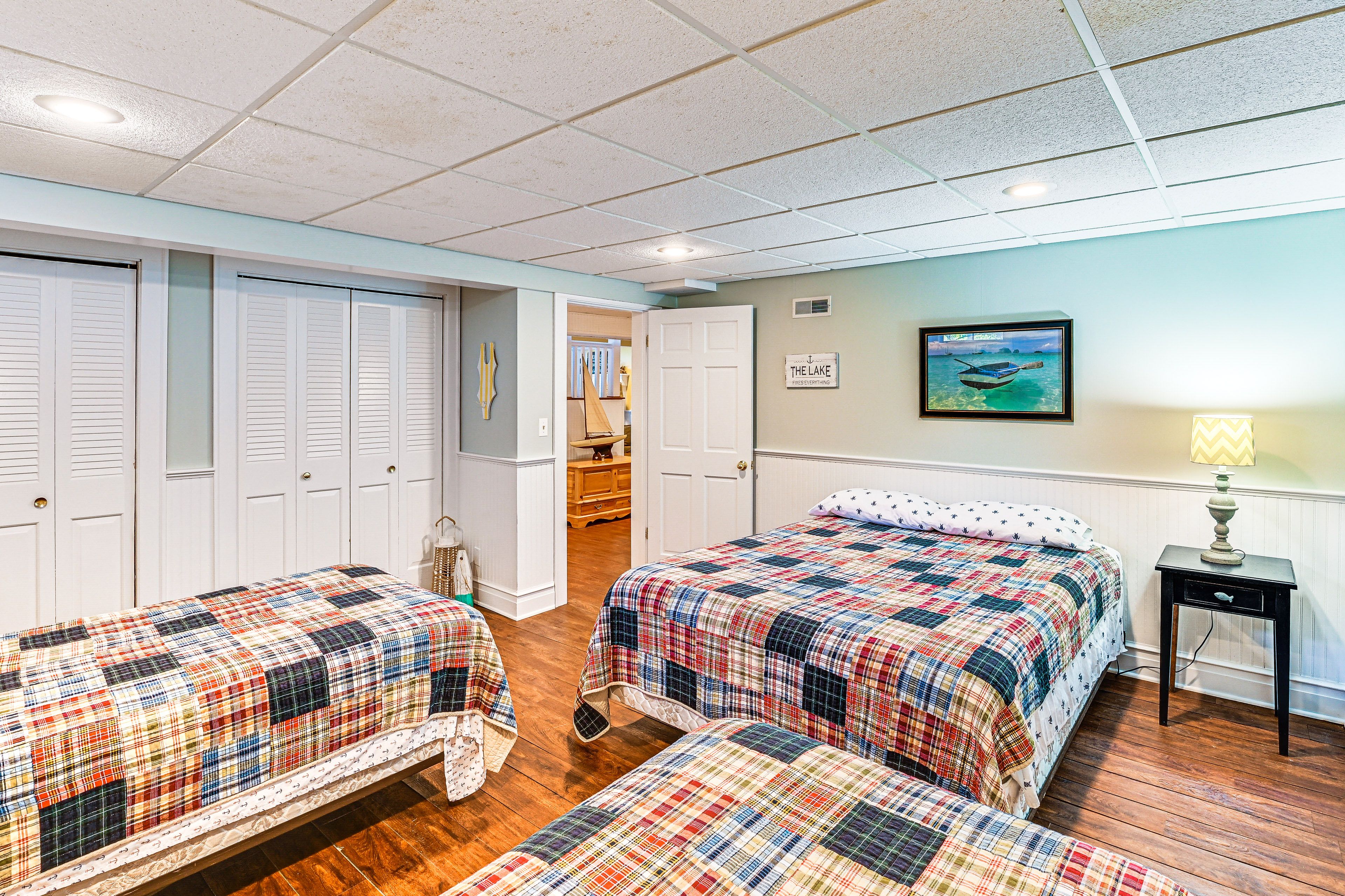Bedroom 4 | Basement | Full Bed | 2 Twin Beds