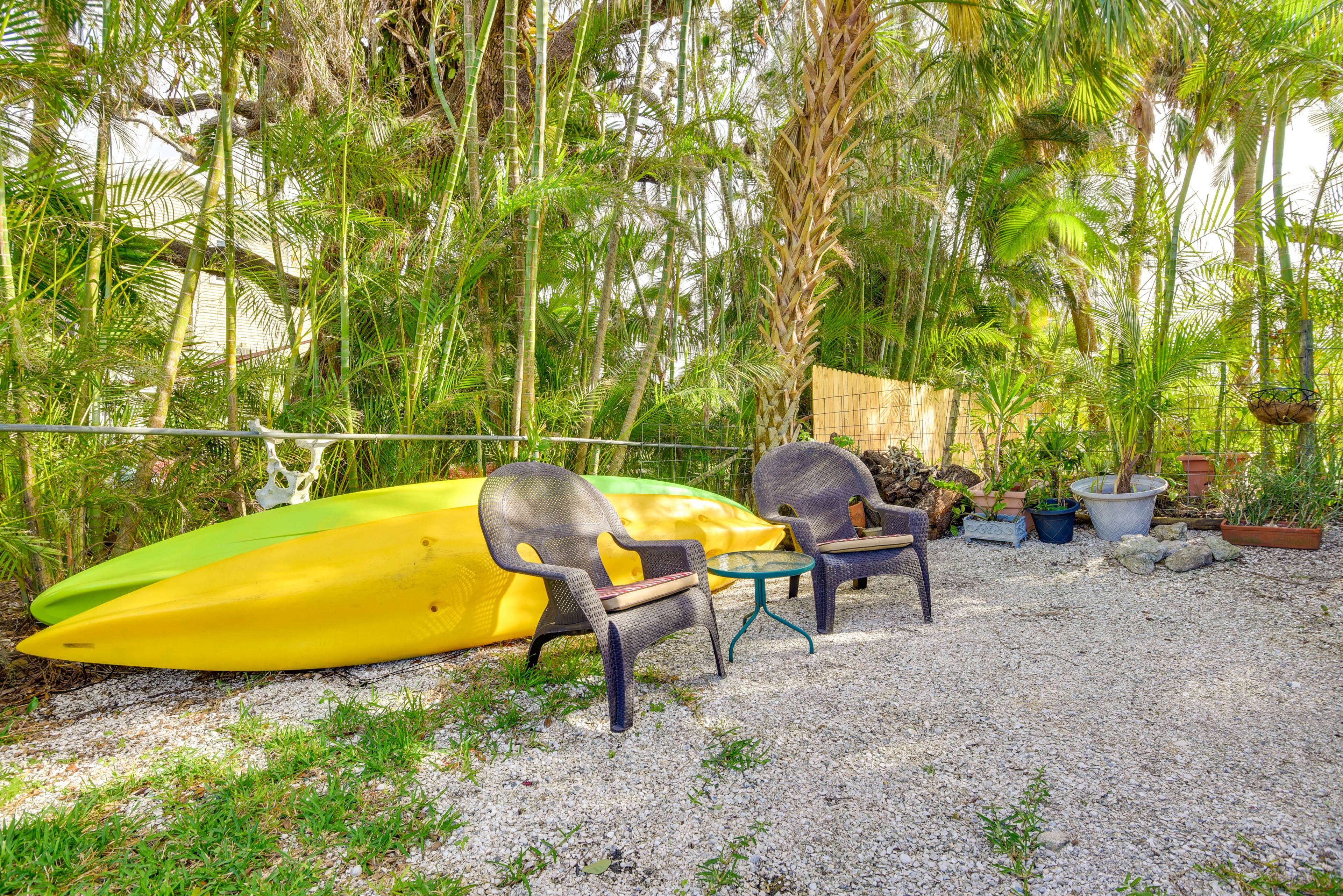 Kayak Storage | Outdoor Seating
