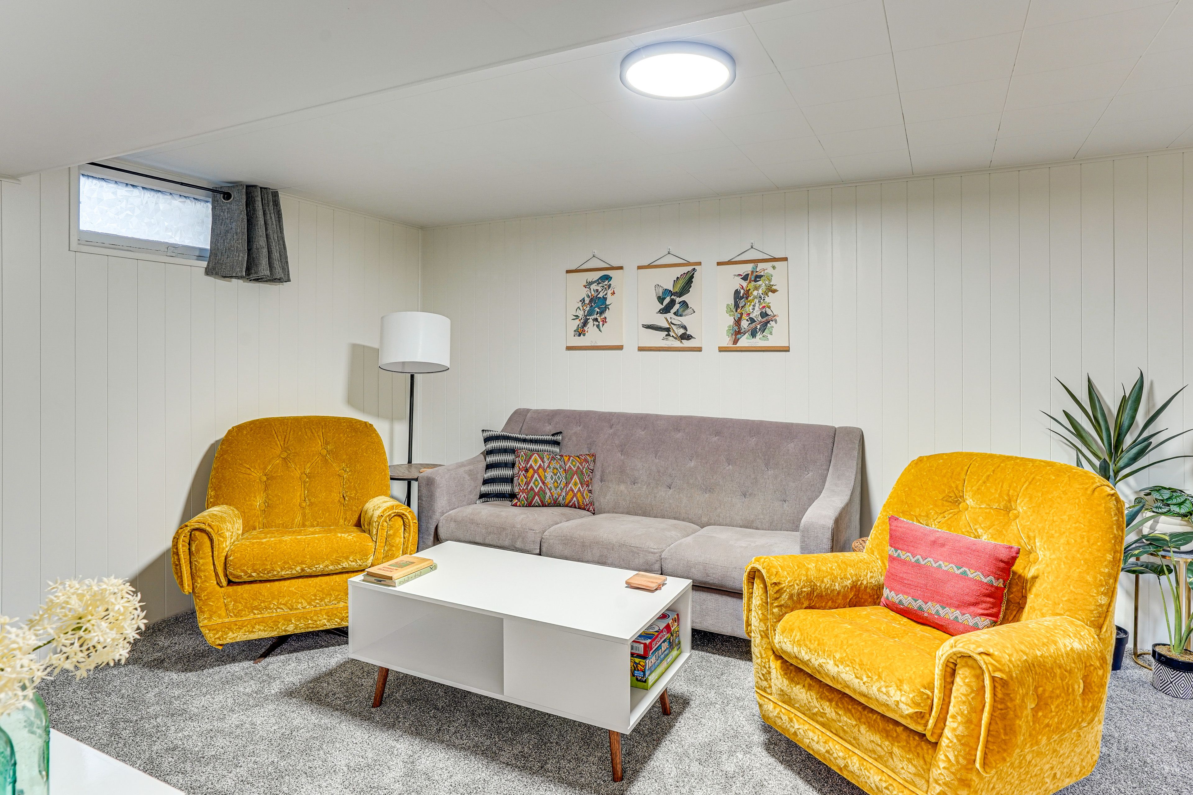 Living Room | Basement | Smart TV | Books | Board Games