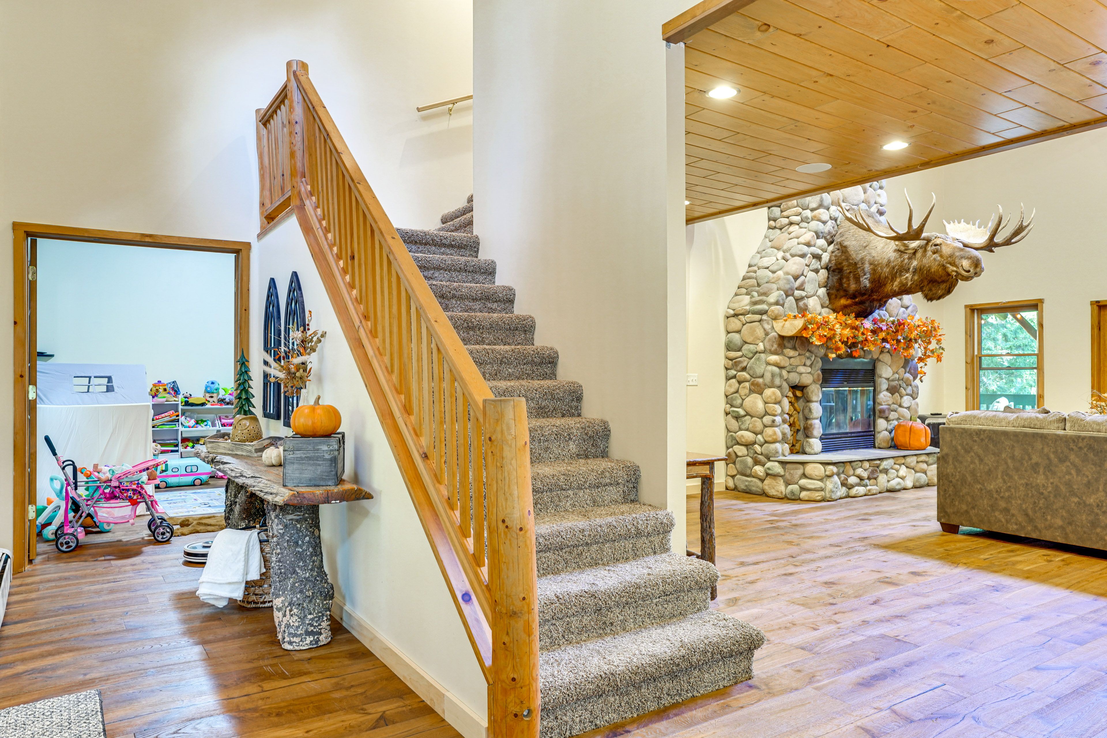 Stairs to Upper Level