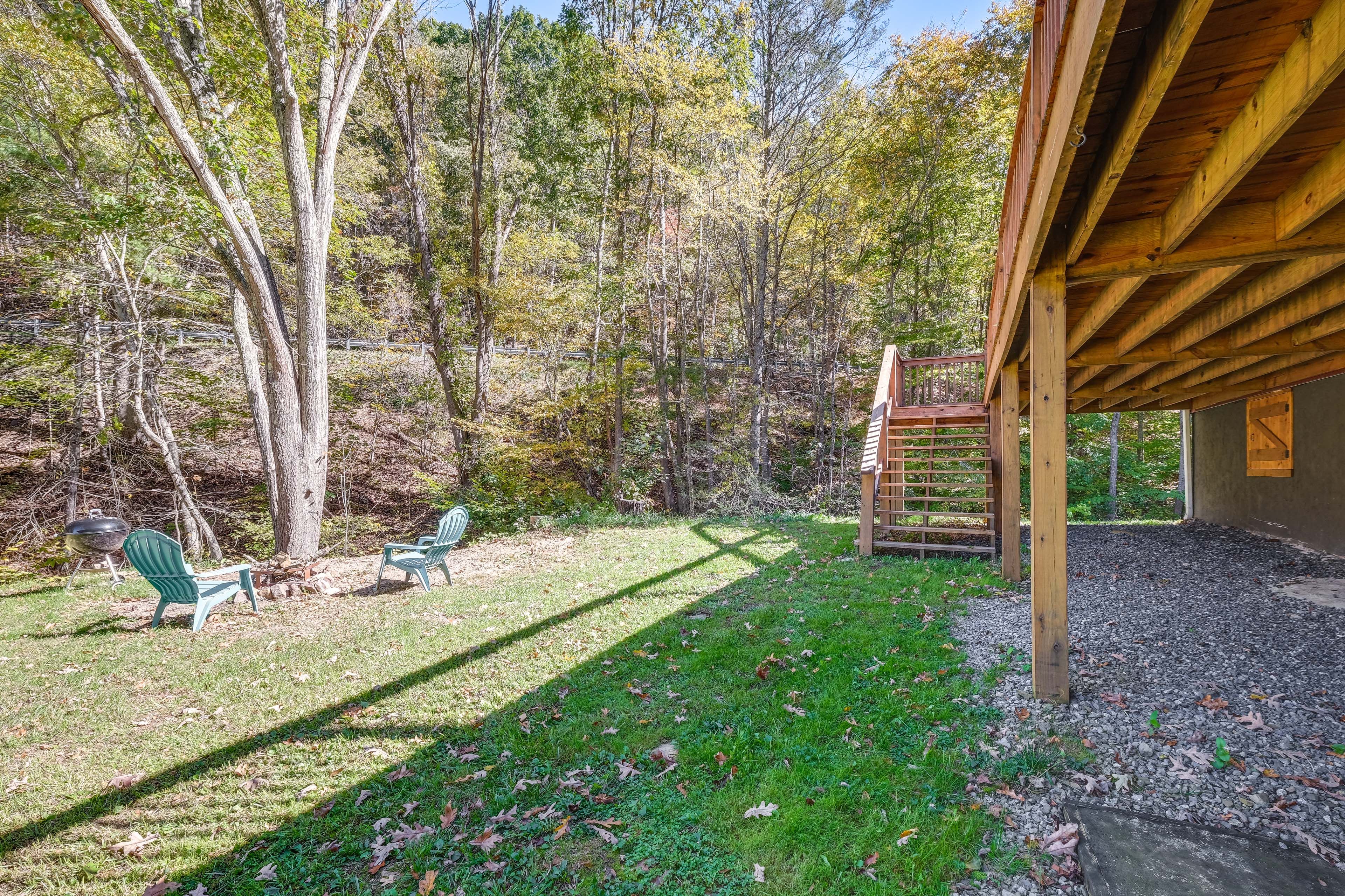 Private Backyard Area | Fire Pit