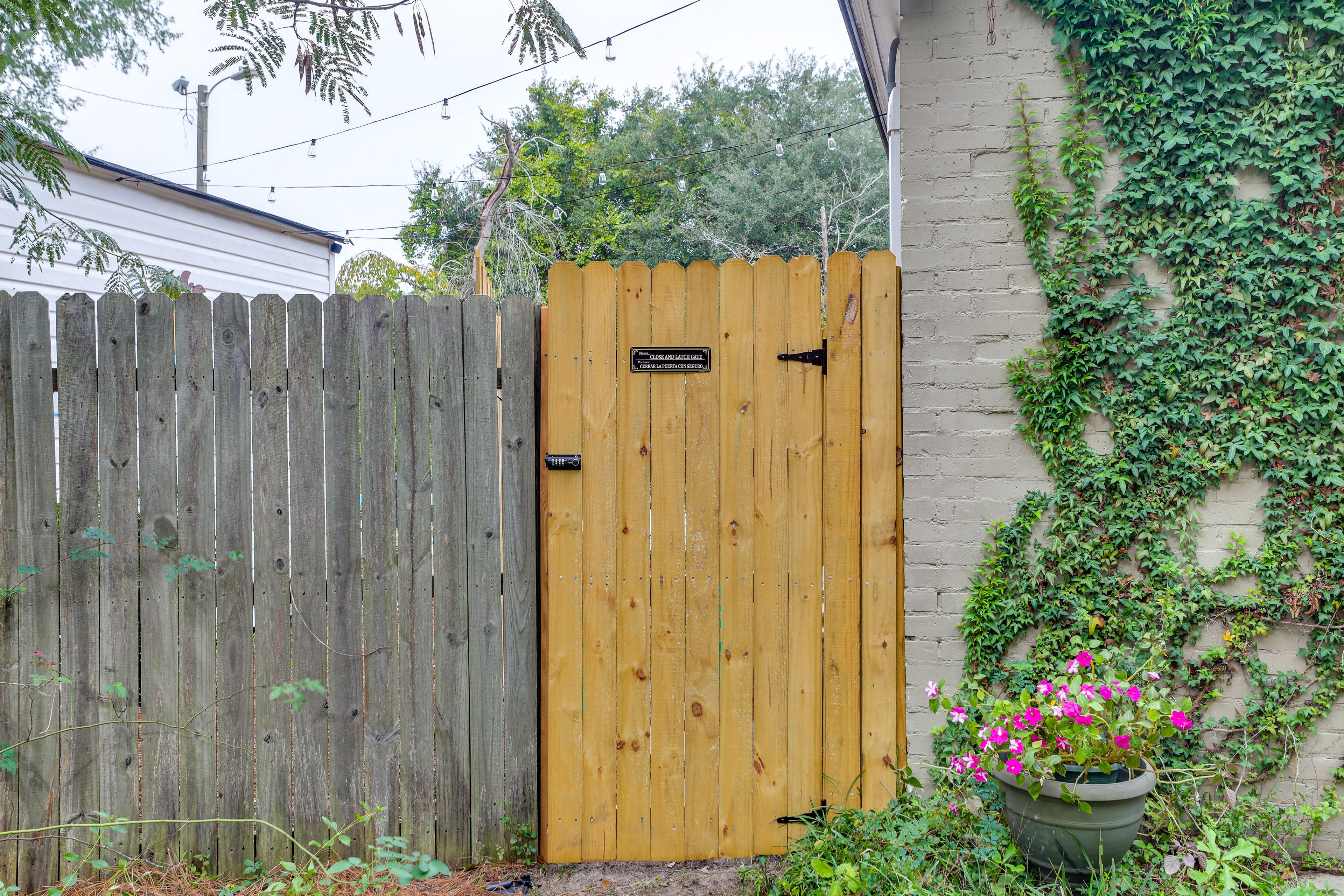 Gate Entrance to Studio