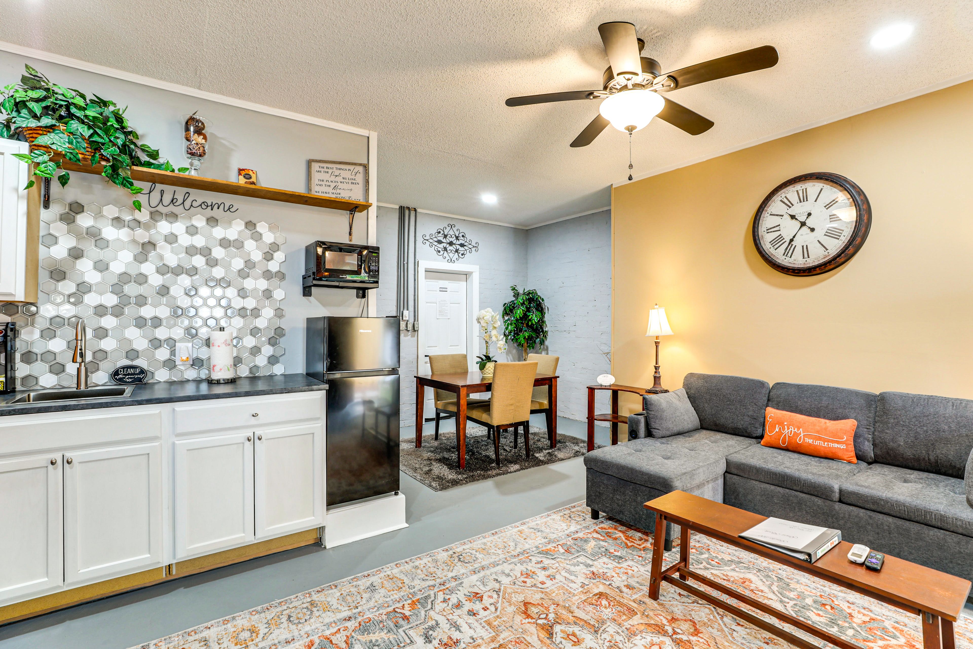 Sumter Vacation Rental | Studio | 1BA | Step-Free Entry | 500 Sq Ft