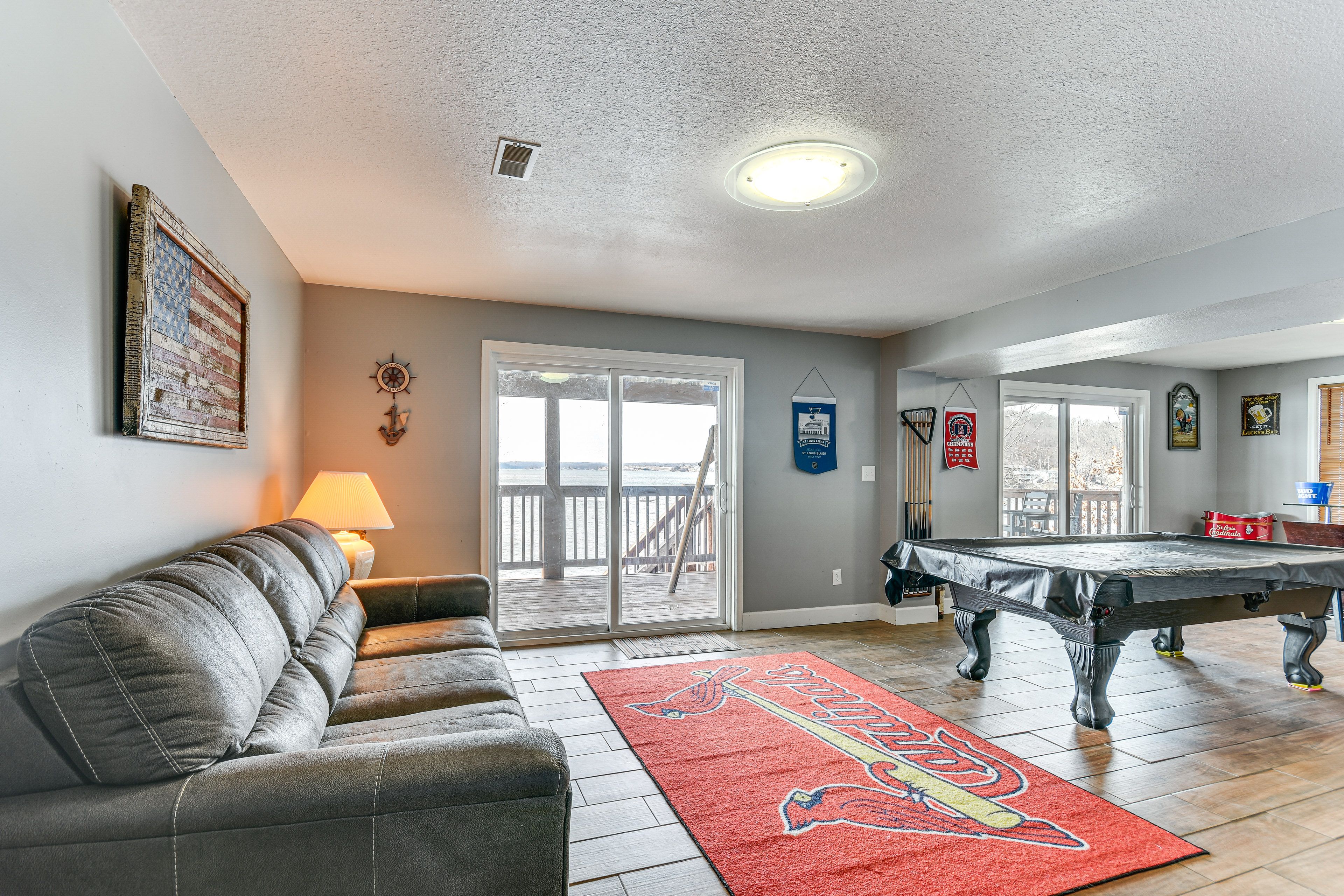 Game Room | Basement | Pool Table | Full Sleeper Sofa | Arcade Games