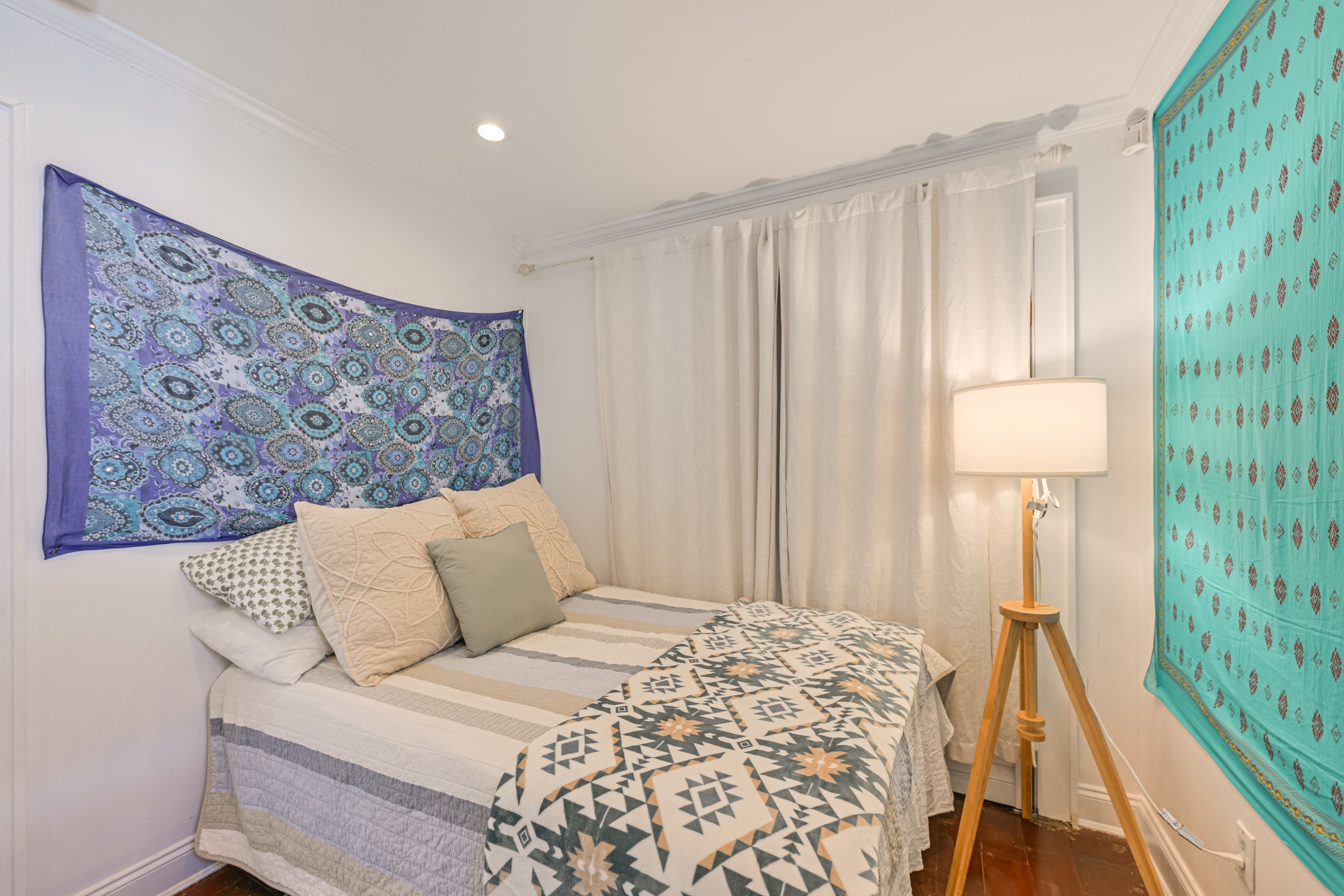 Bedroom 3 | Full Bed | Flat-Screen TV | Window A/C Unit