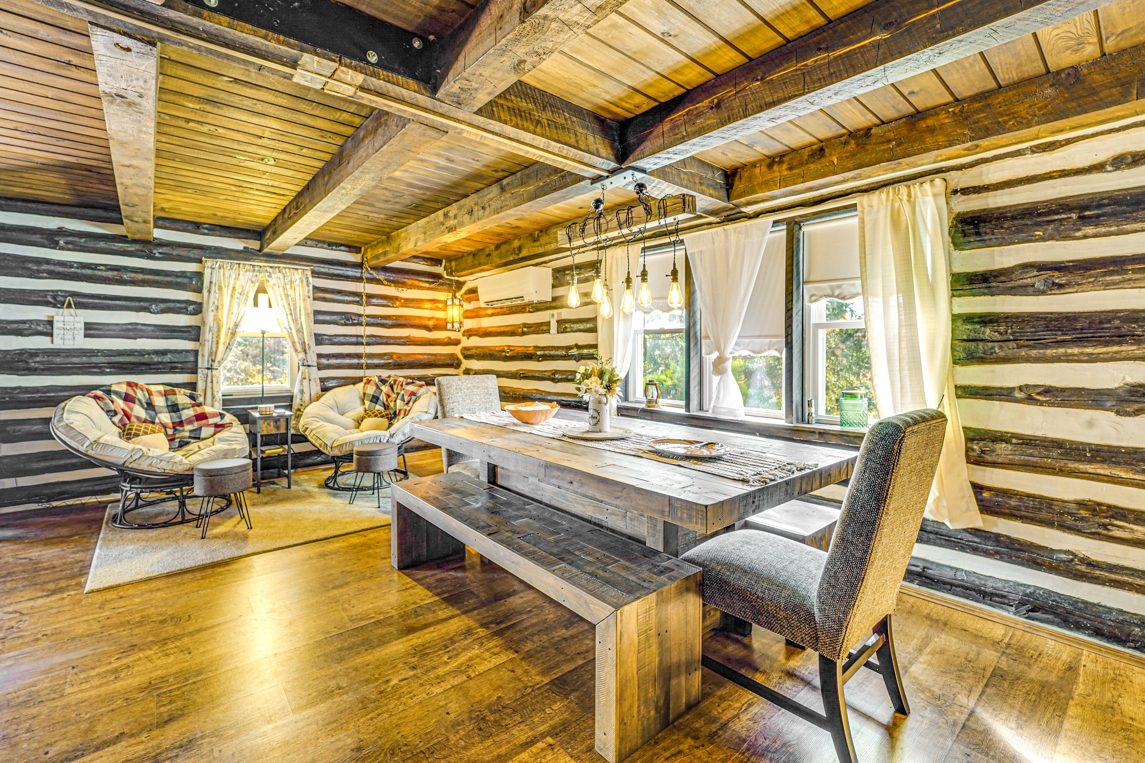 Dining Room | Main Level | Central A/C & Heating | Free WiFi