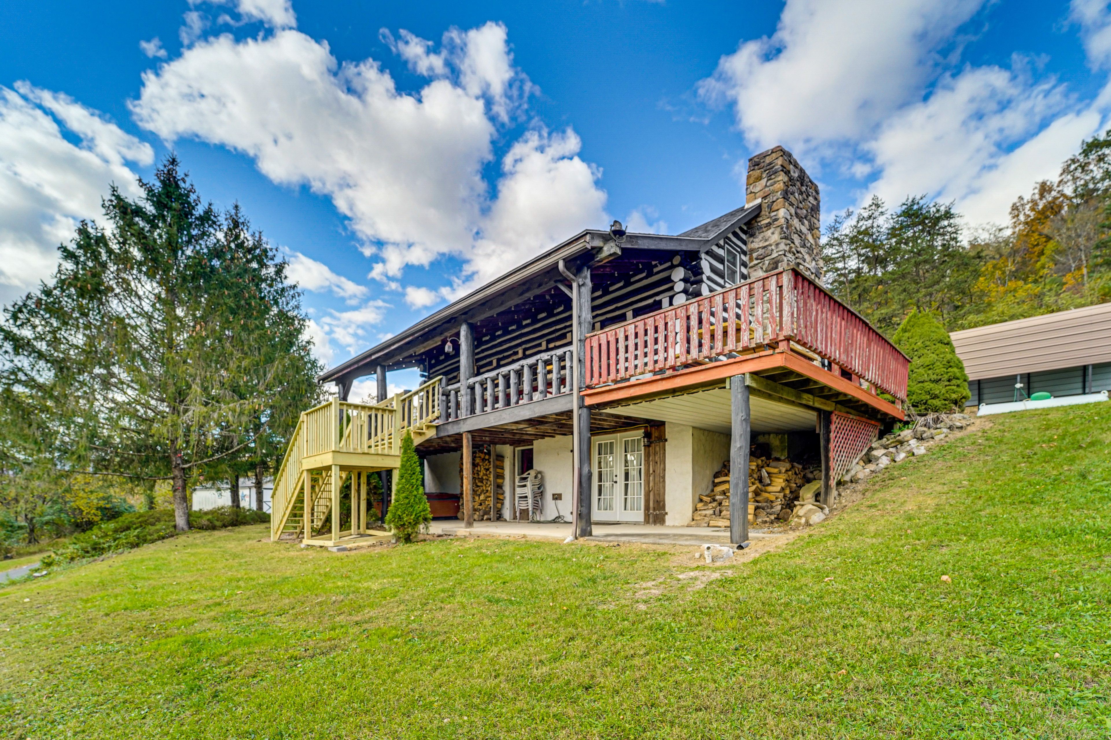 Property Exterior | Multi-Level Cabin