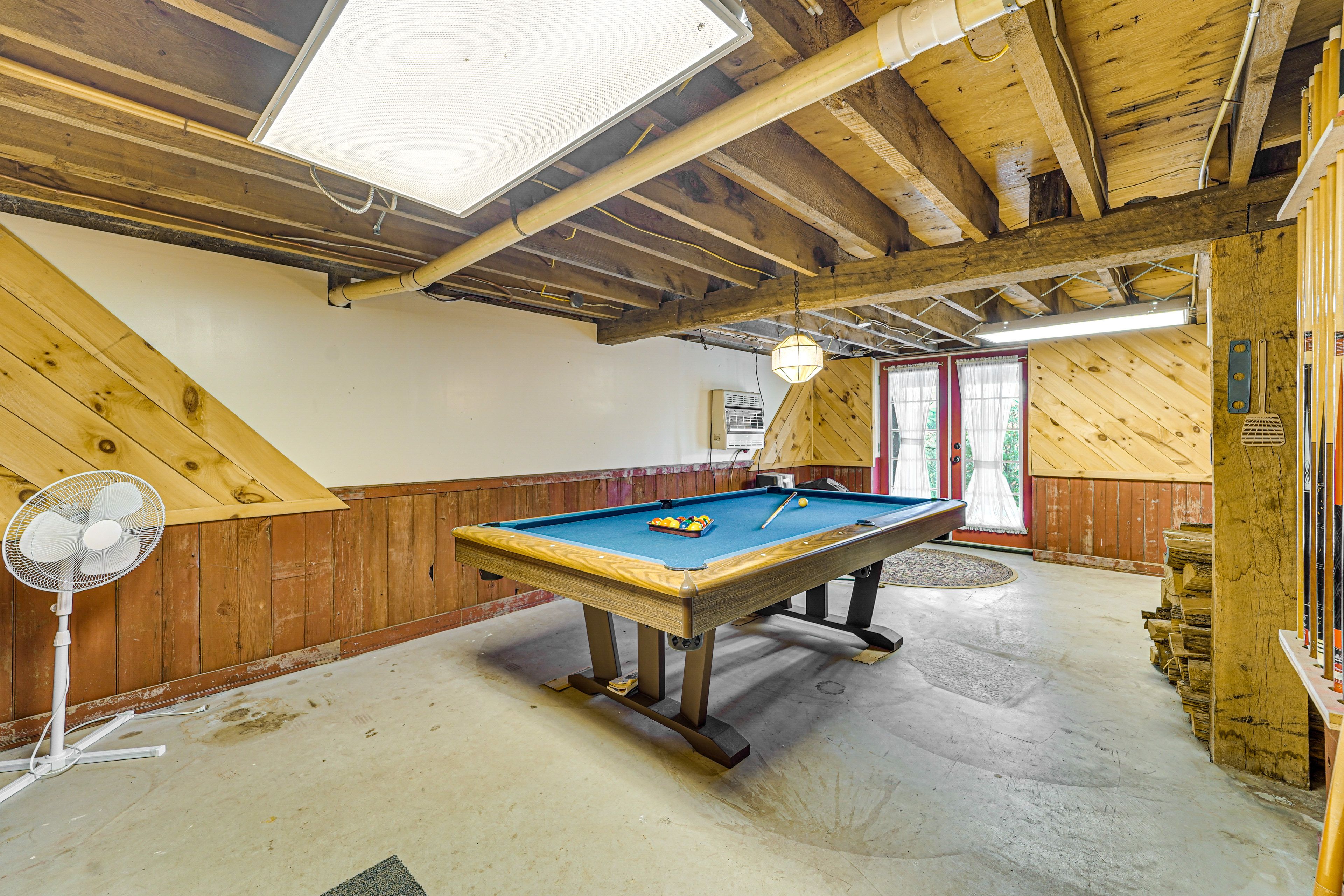 Game Room | Basement Level | Pool Table