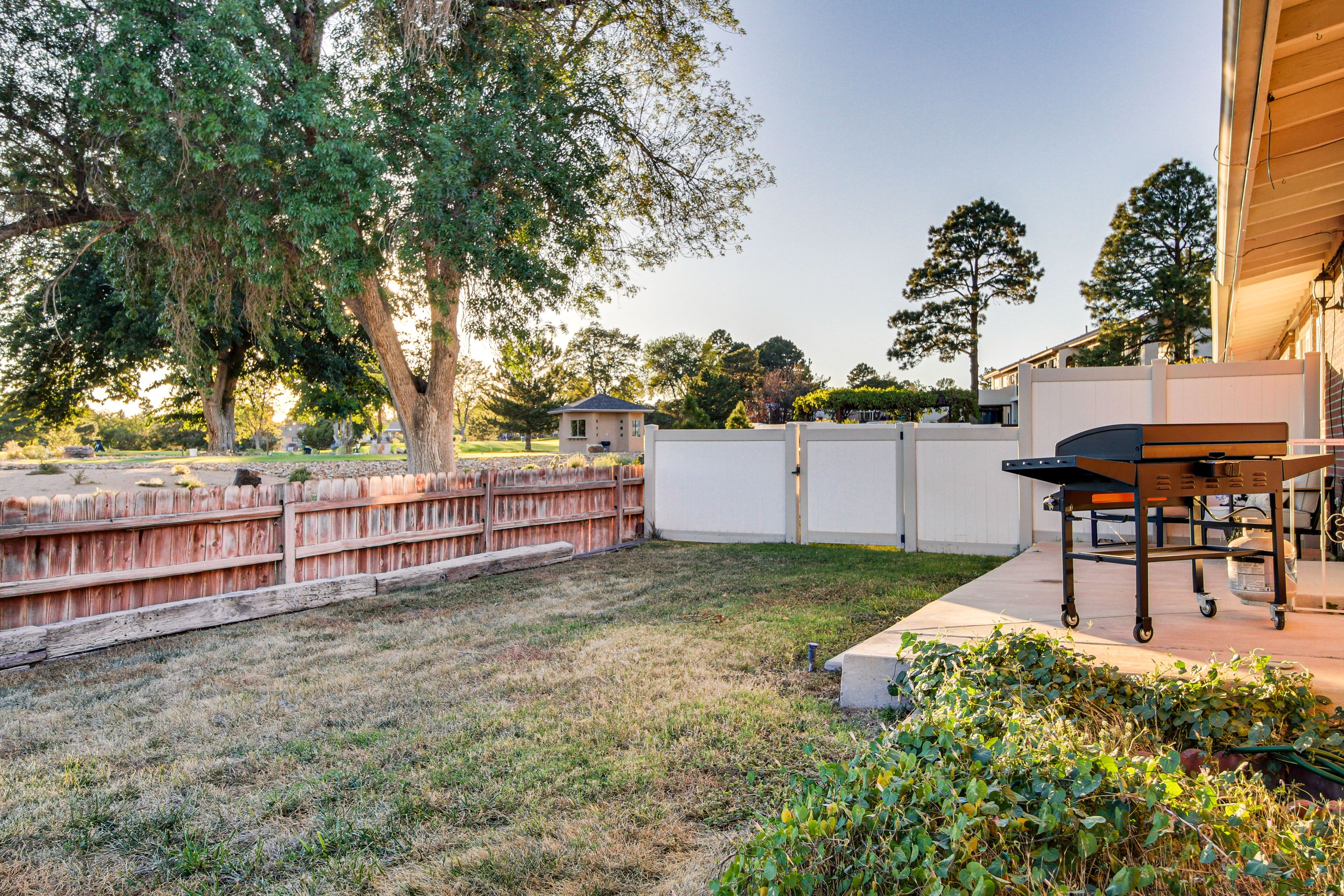 Fenced Backyard