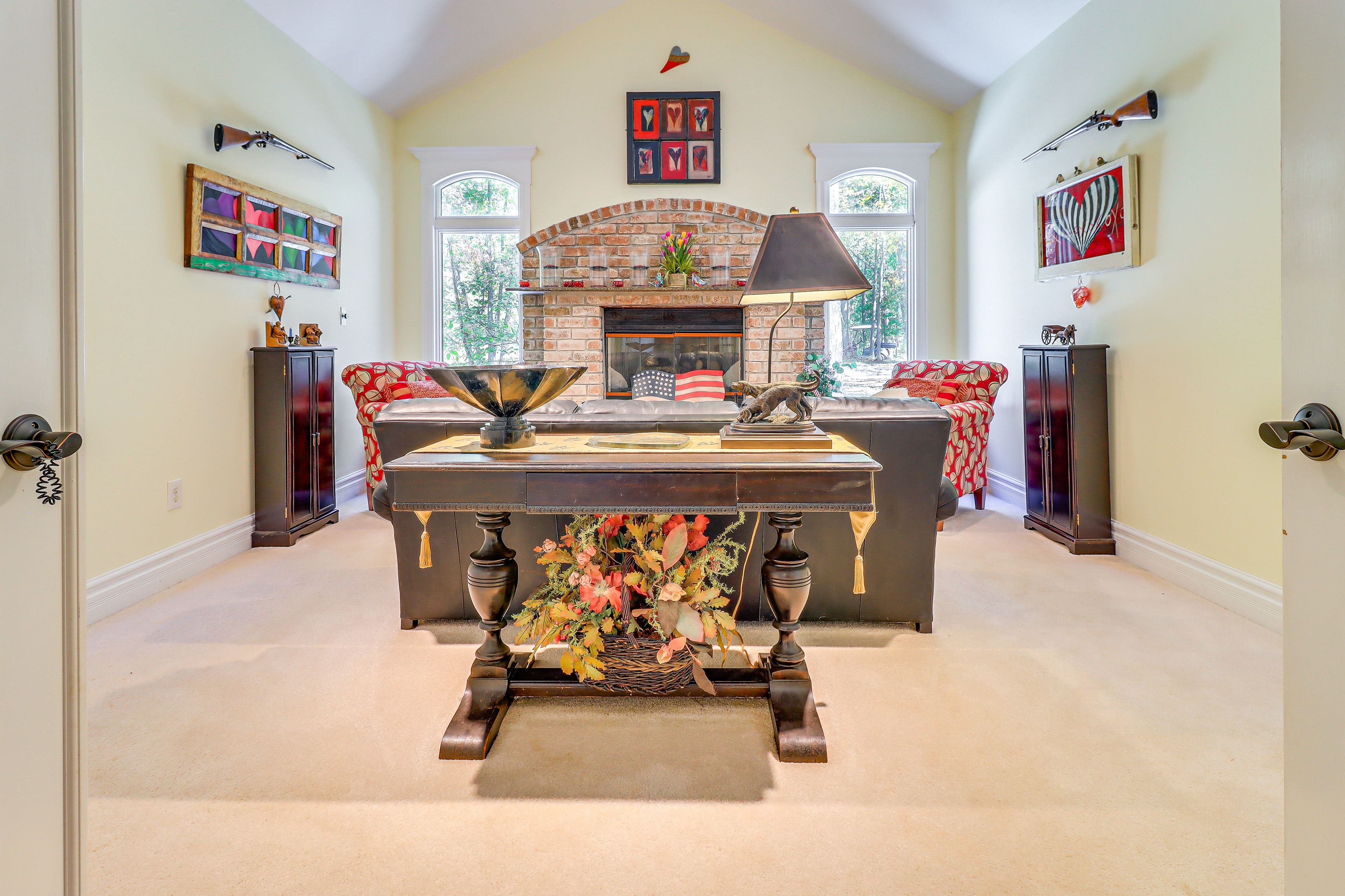Den | Main Level | Gas Fireplace