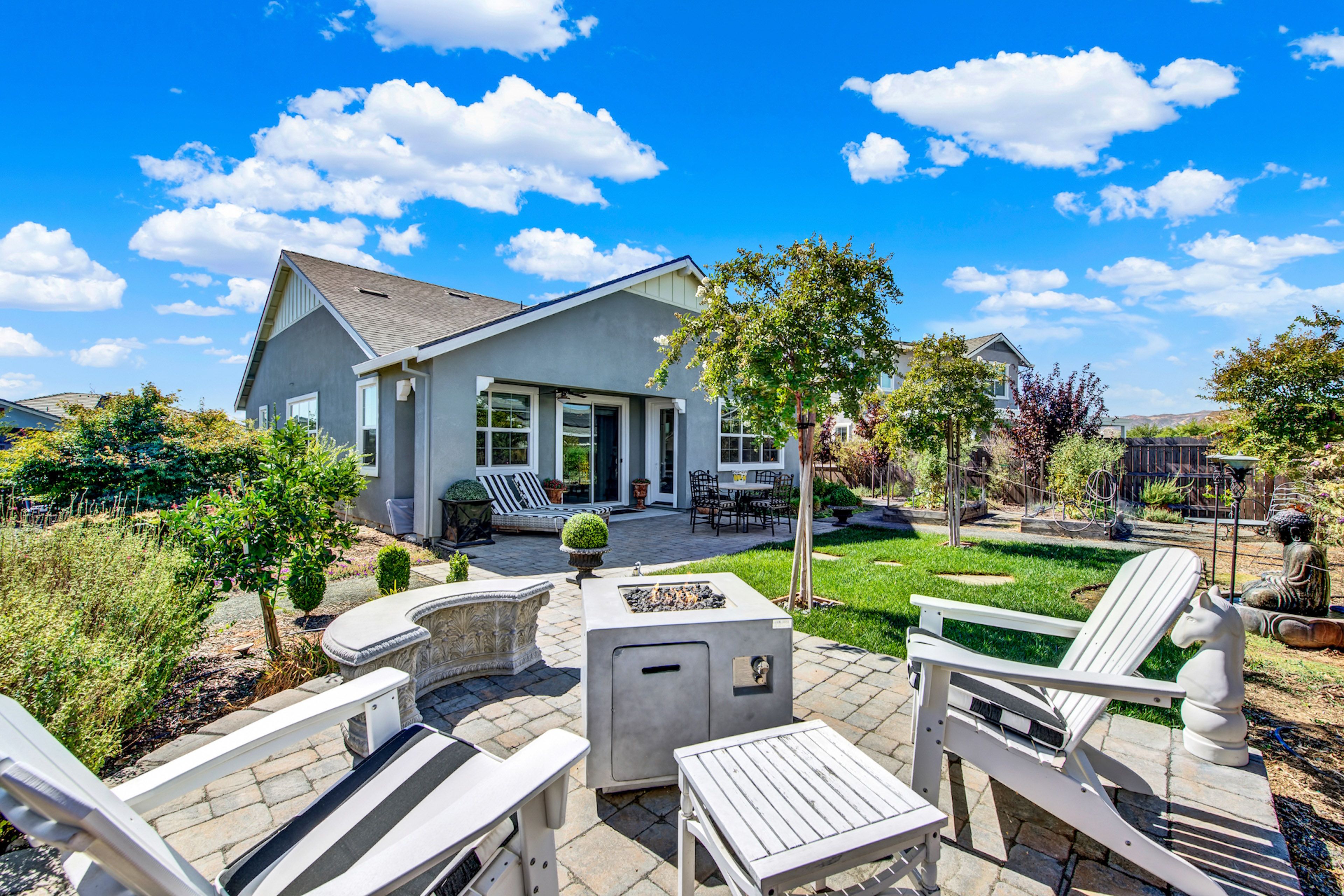Fully Fenced Backyard | Fire Pit