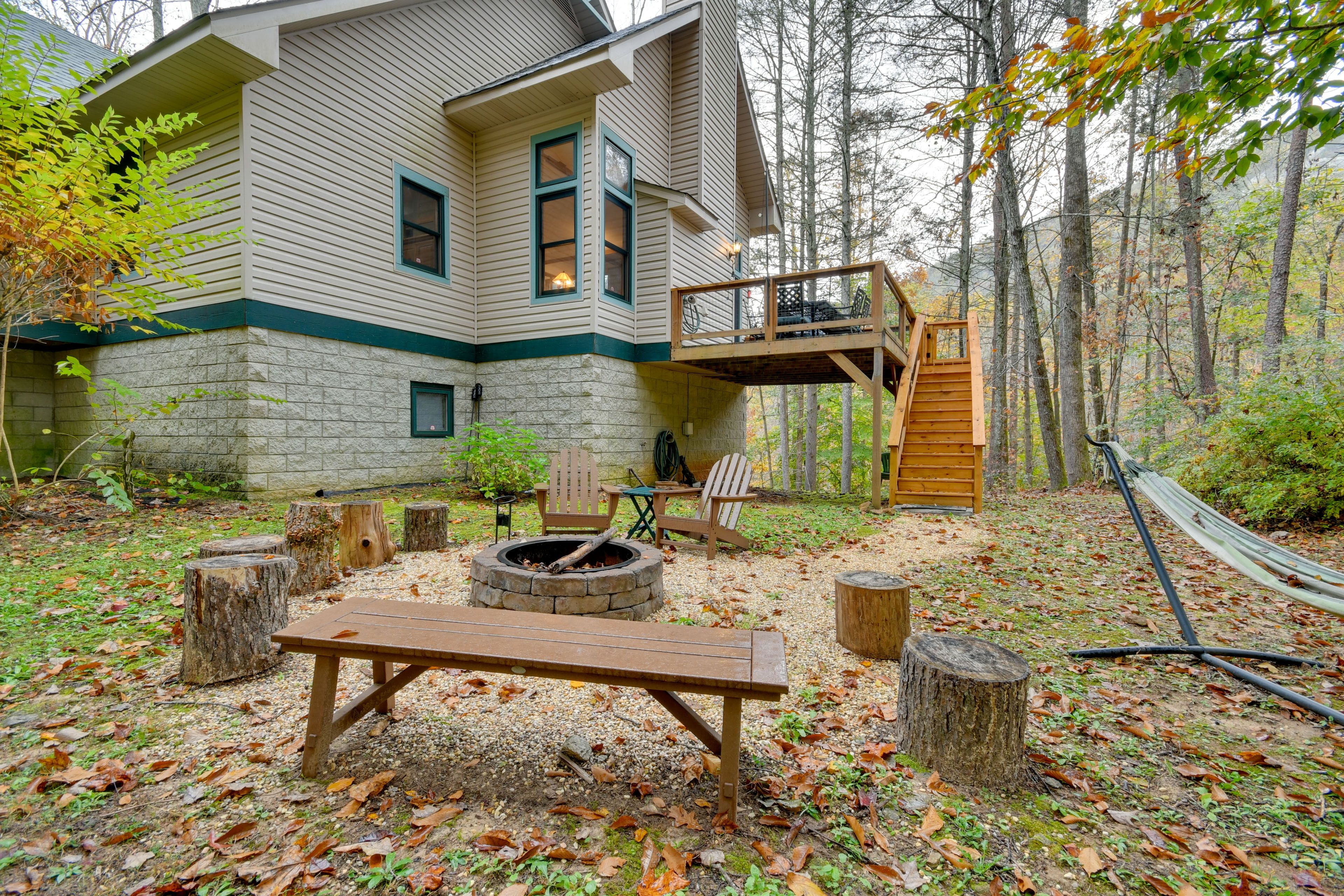 Lake Lure Vacation Rental | 3BR | 2BA | 2,180 Sq Ft | Step-Free Entry