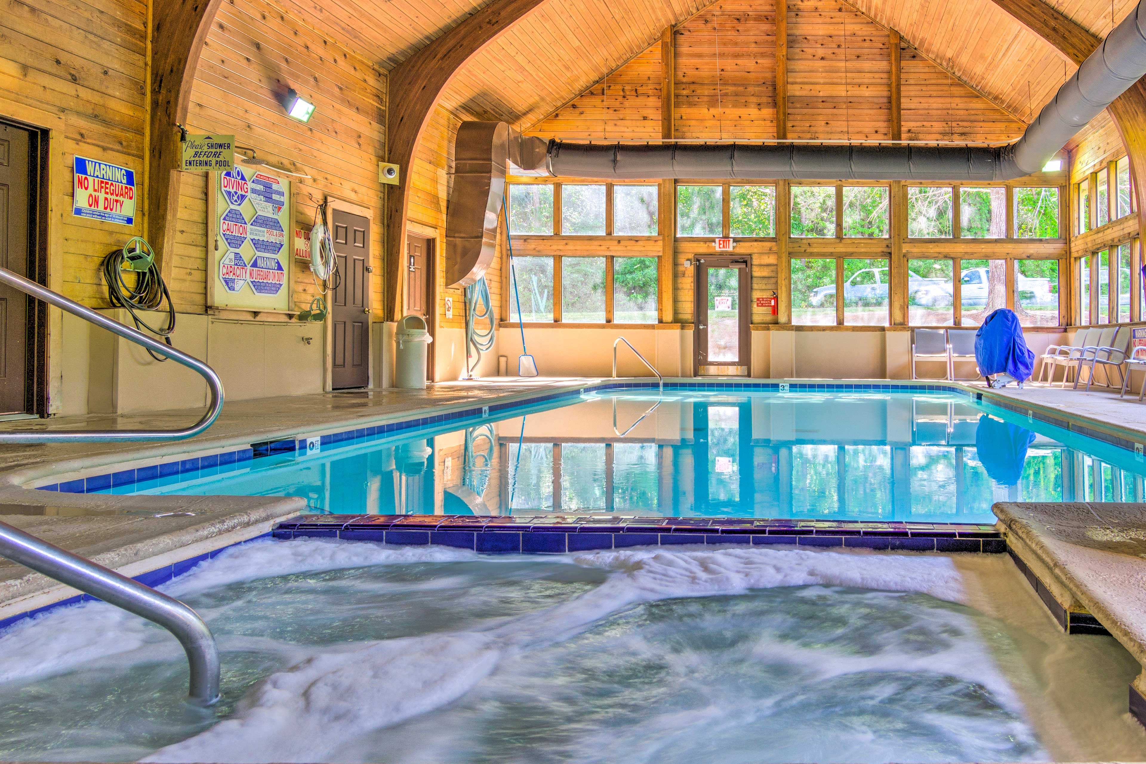 Rumbling Bald Resort Community Amenities | Indoor Pool | Spa