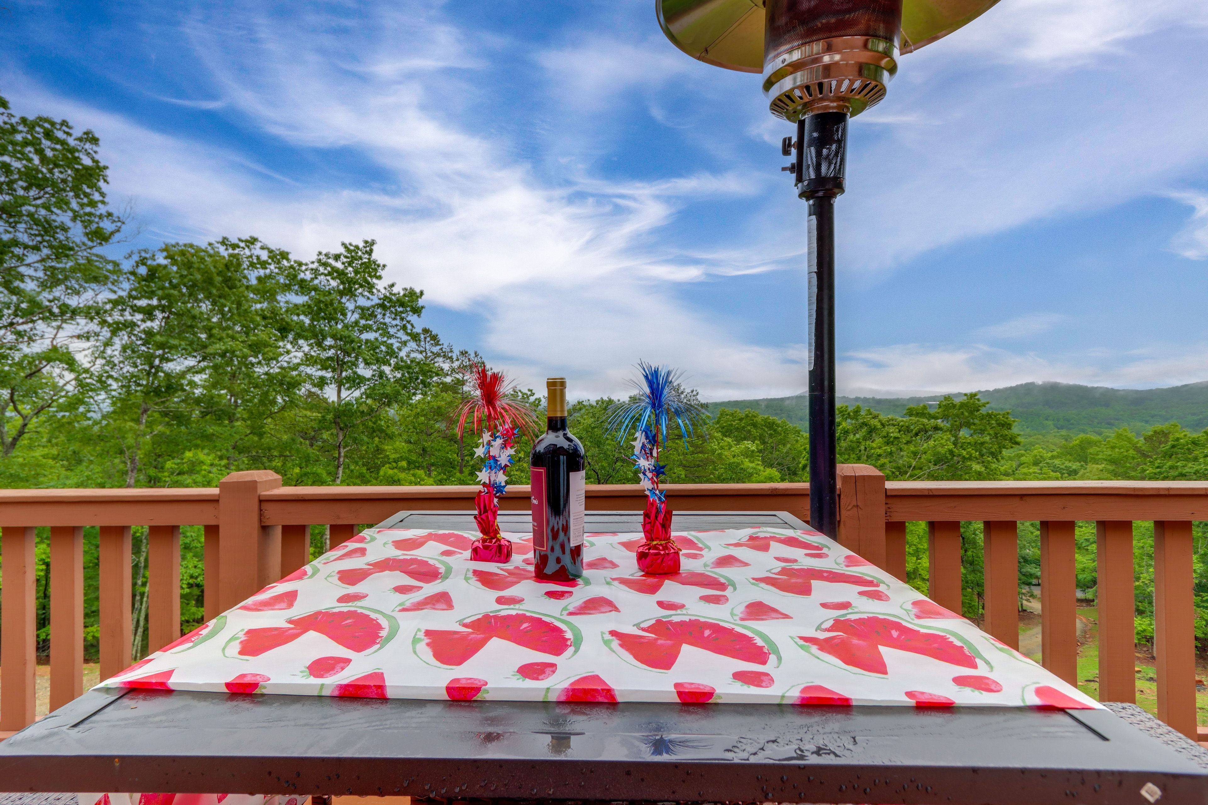 Morganton Vacation Rental | 6BR | 4BA | 3,856 Sq Ft | Stairs Required