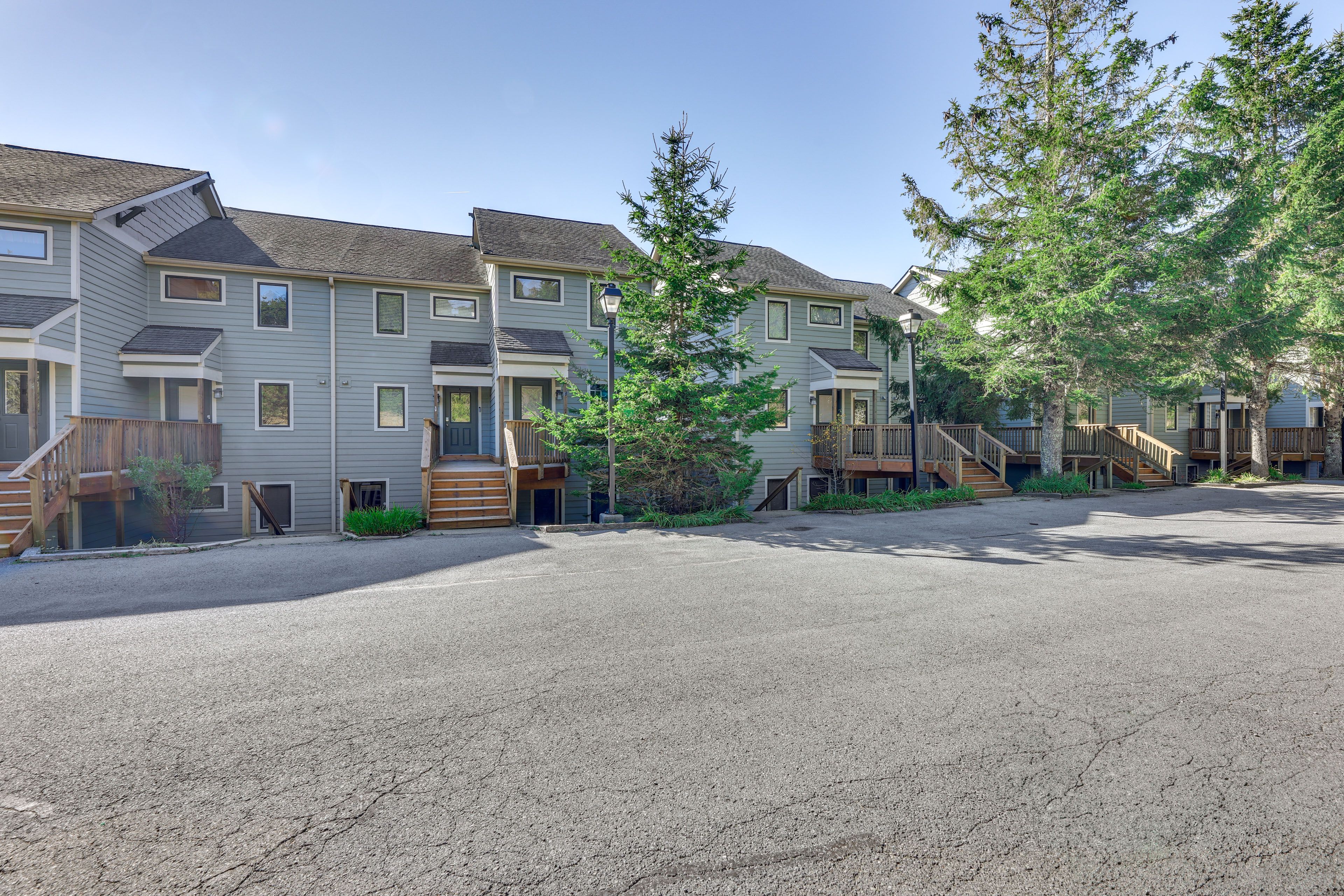 Townhome Exterior | Parking | Driveway (2 Vehicles)