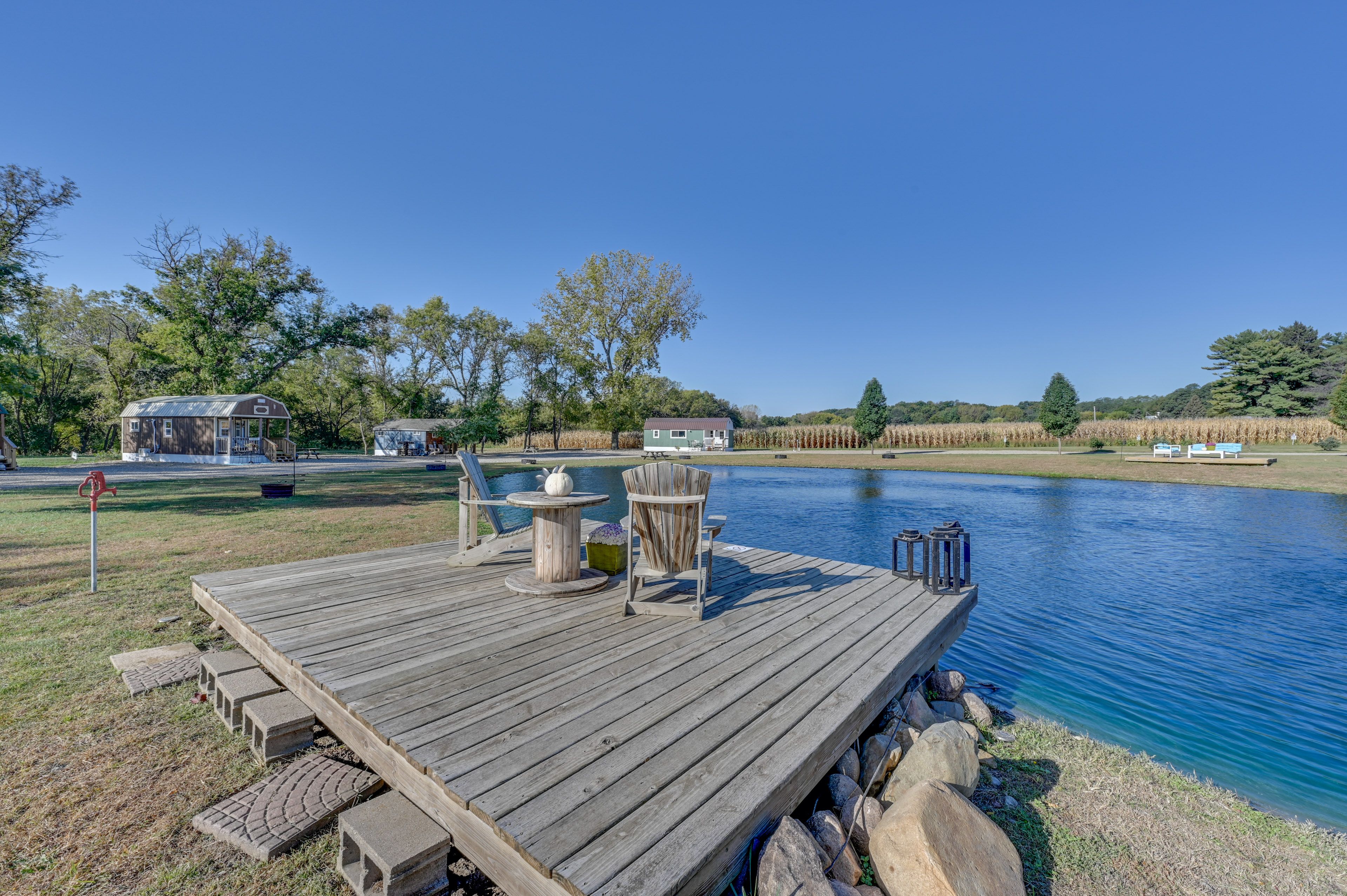 Steamboat Rock Vacation Rental | Studio | 1BA | 675 Sq Ft | 3 Steps to Enter