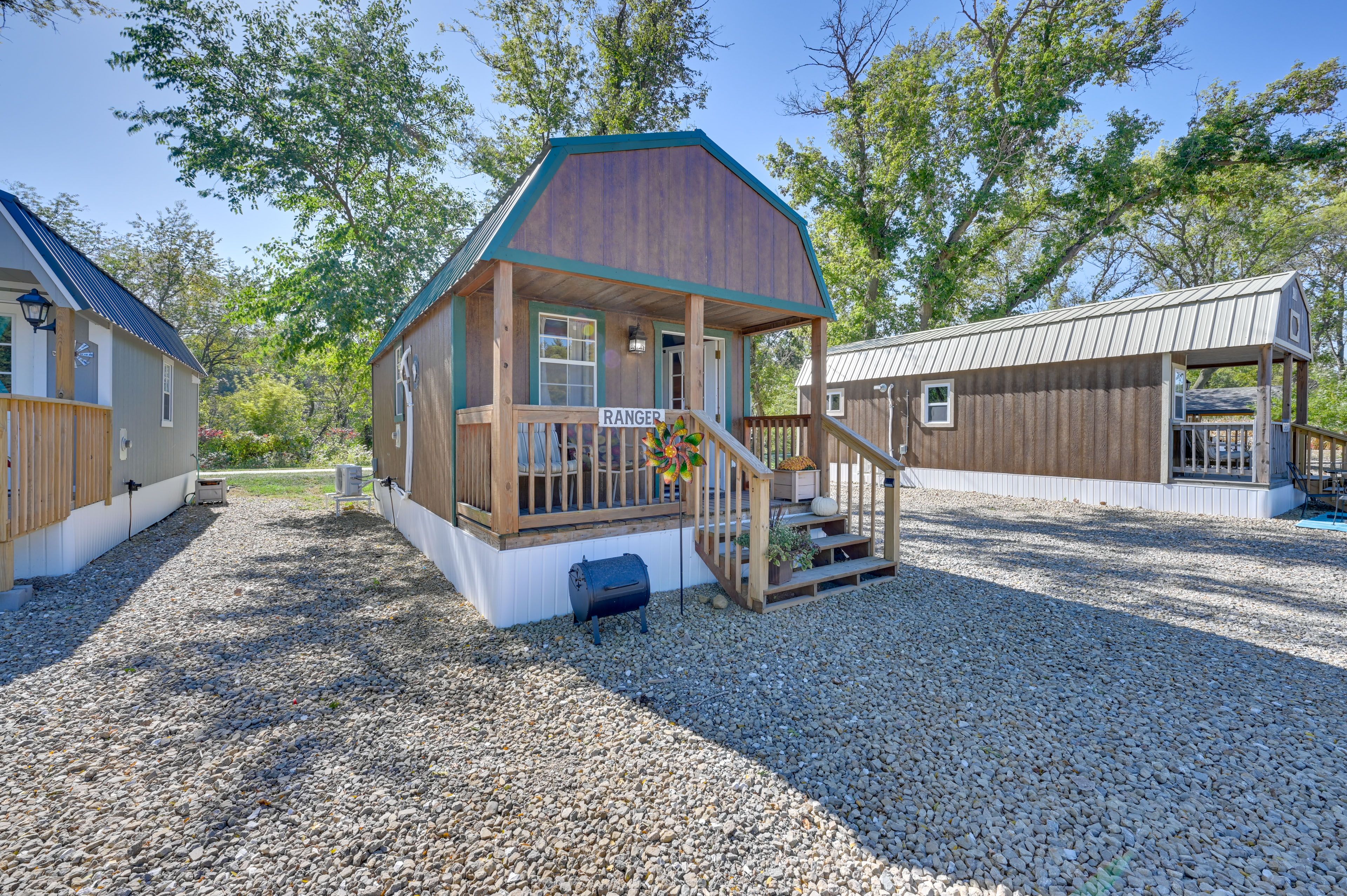 Cabin Exterior | Designated Parking (1 Vehicle) | Overflow Parking