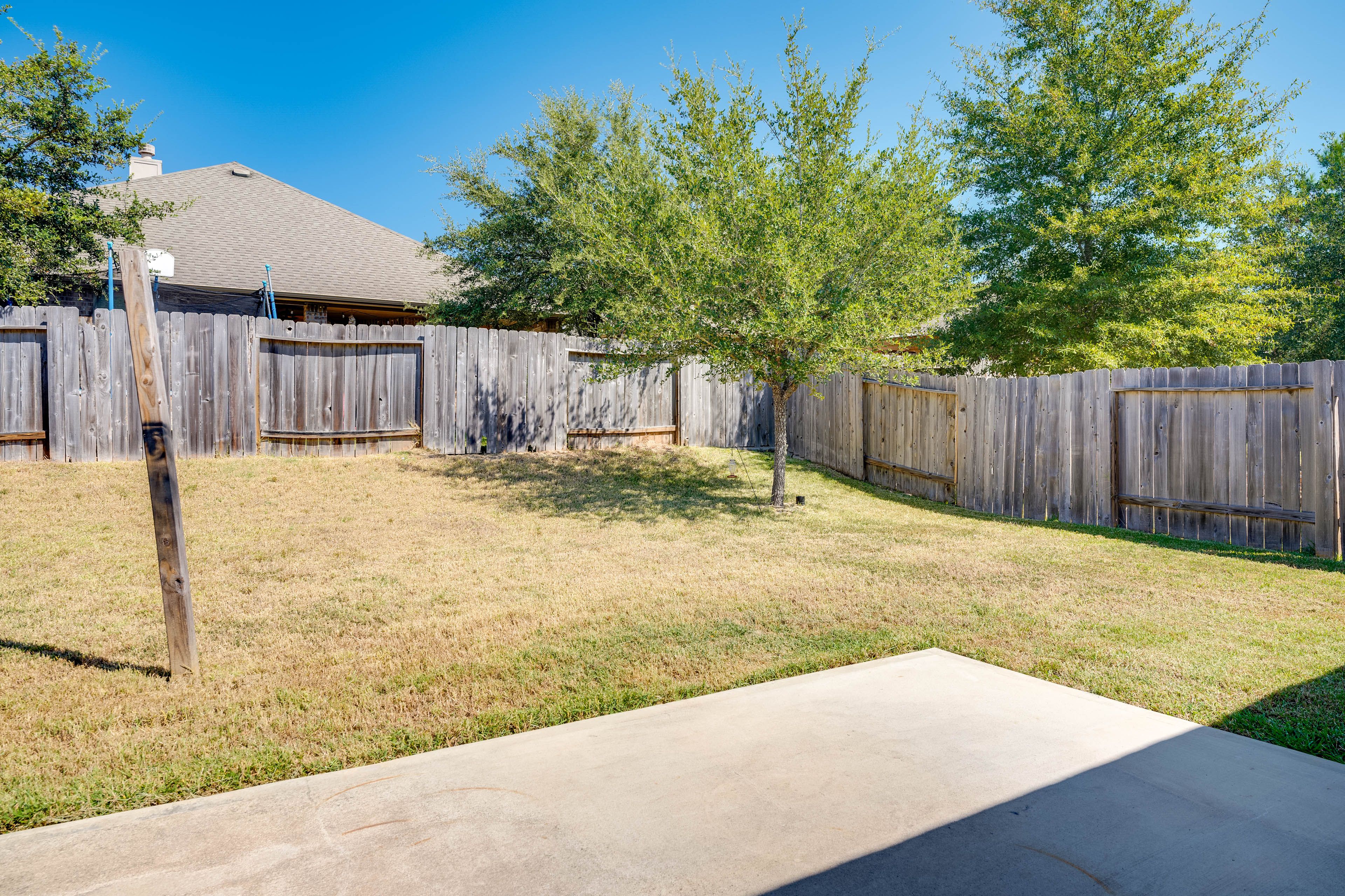 Private Backyard Area