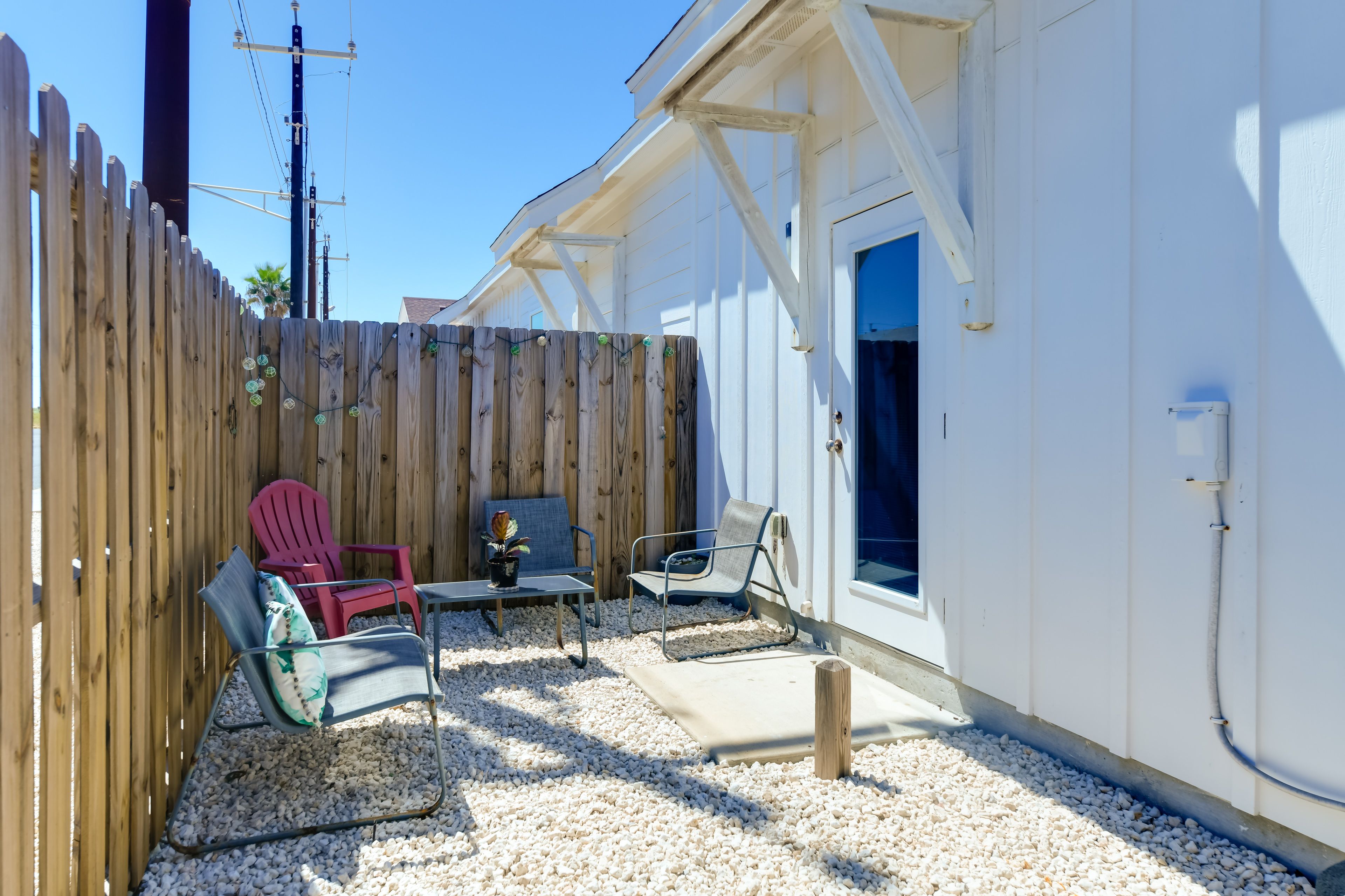 Exterior | Single-Story Townhome | Central Heating & A/C | Free WiFi
