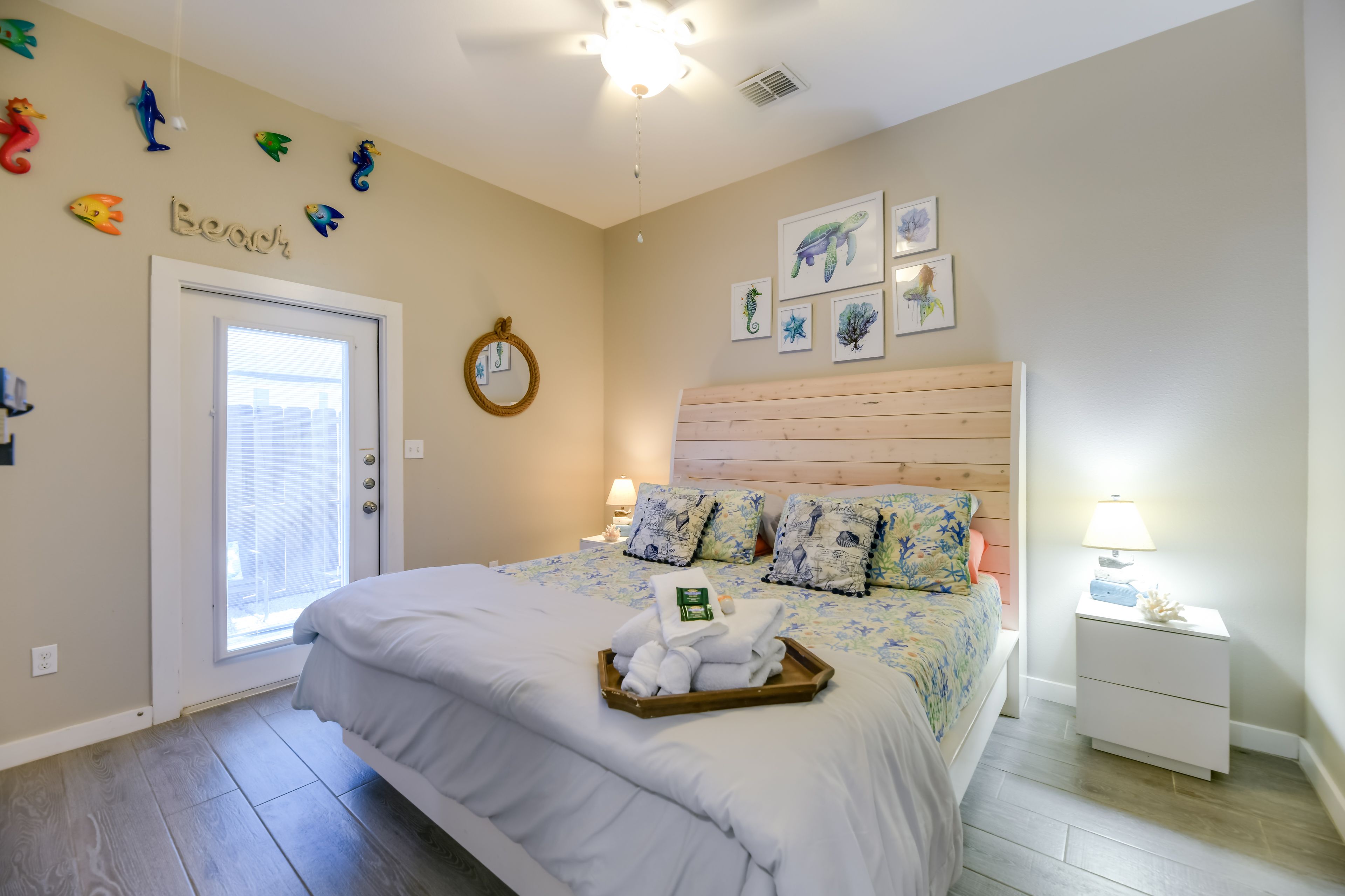 Bedroom | King Bed | Linens Provided | Hangers