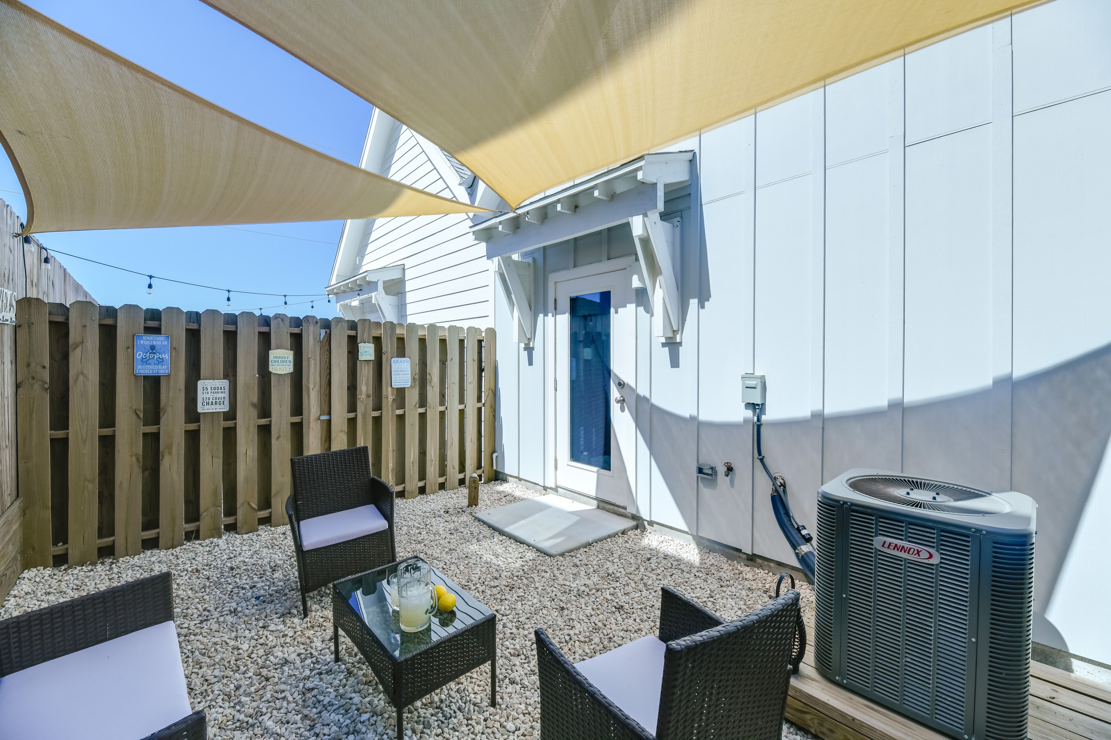 Exterior | Single-Story Townhome | Central Heating & A/C