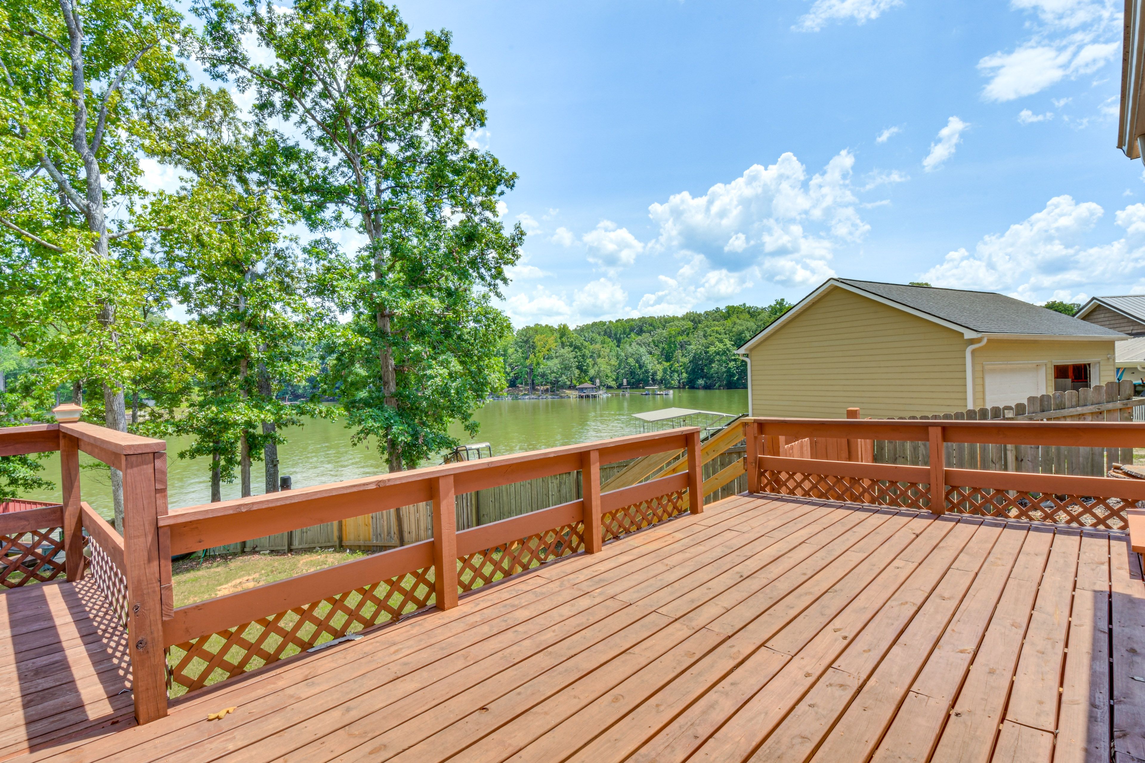 Deck | Lakefront Views