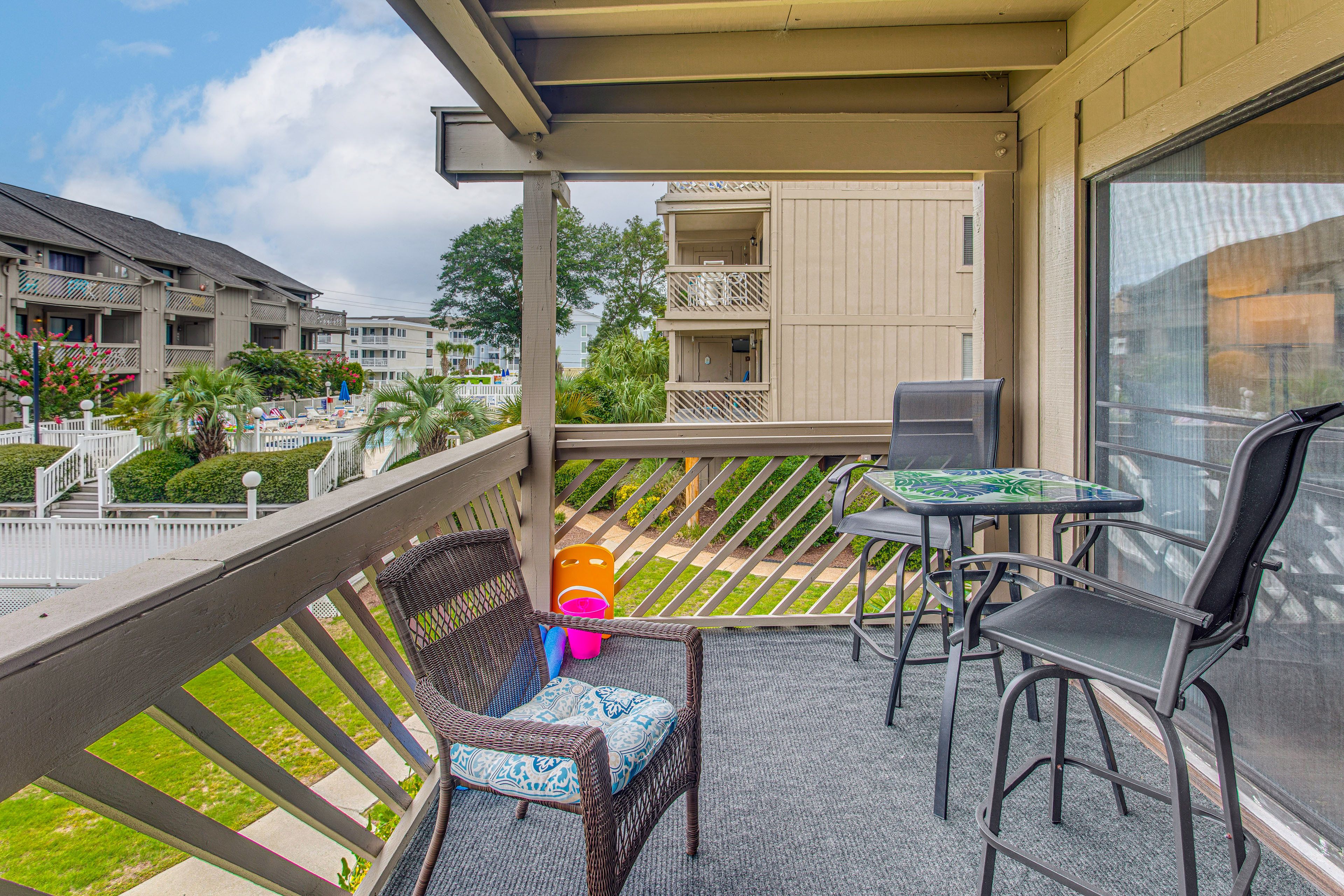 Private Balcony | Access via Living Room