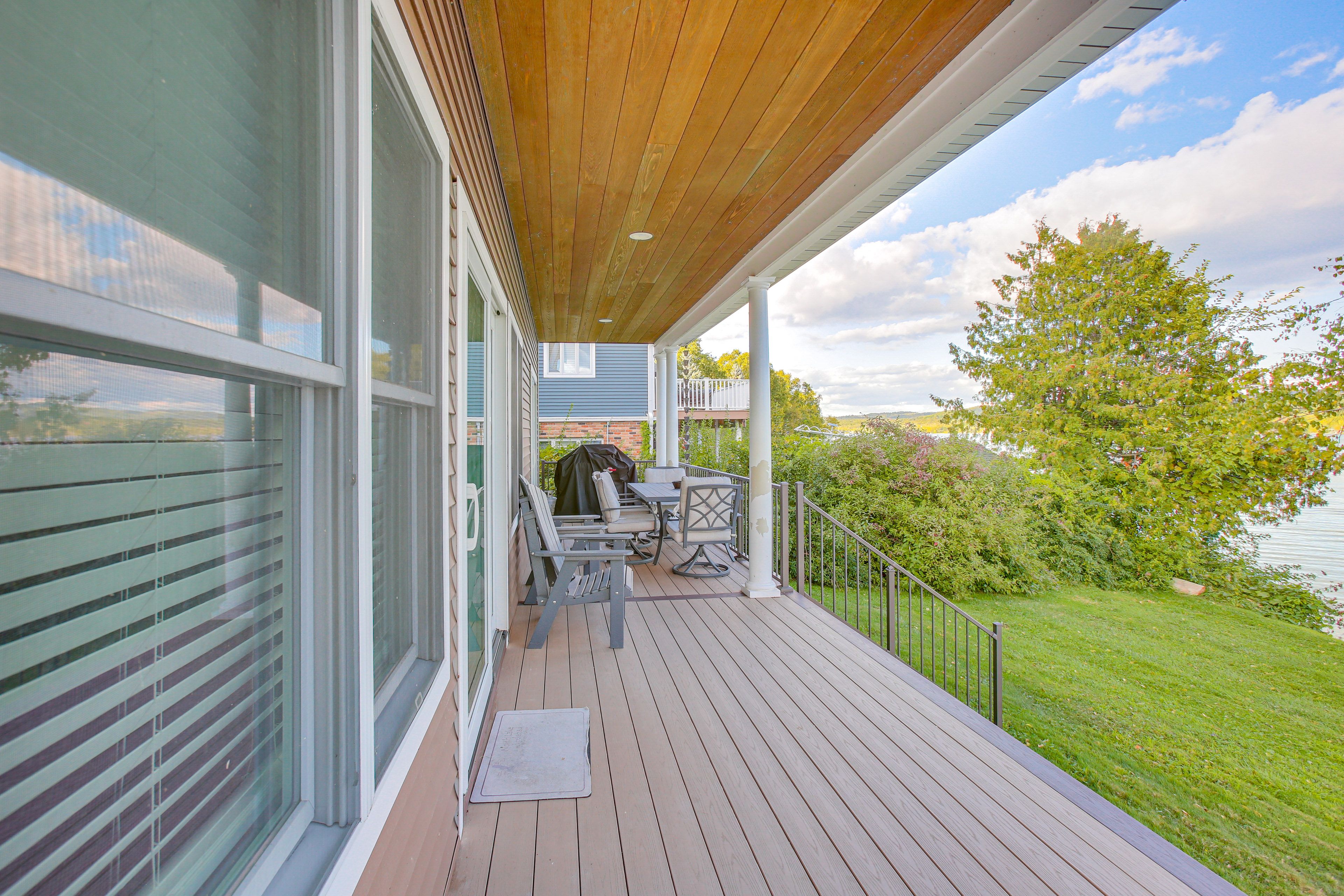 Back Deck | Outdoor Dining Area | Gas Grill | Water Views