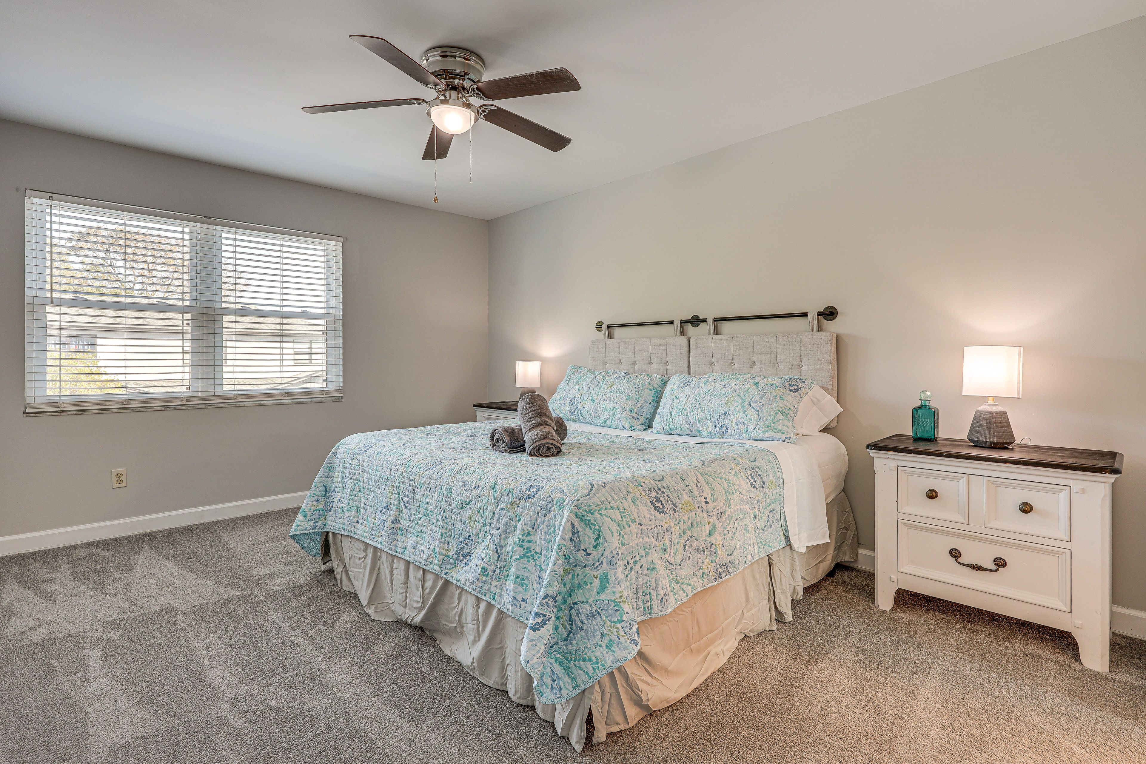 Bedroom 2 | 2nd Floor | King Bed | Linens Provided | En-Suite Bathroom