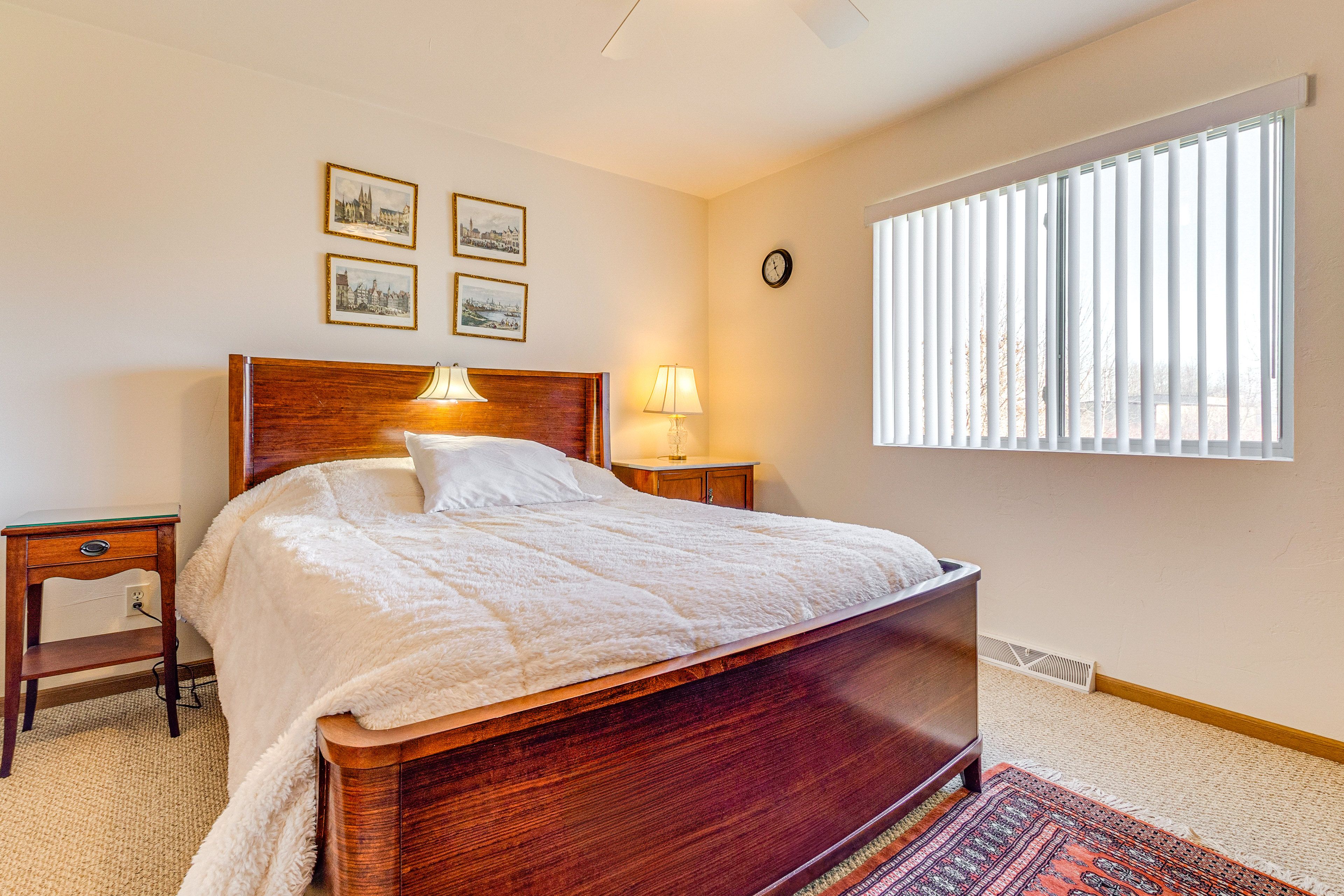 Bedroom 1 | Queen Bed | Linens Provided | Smart TV