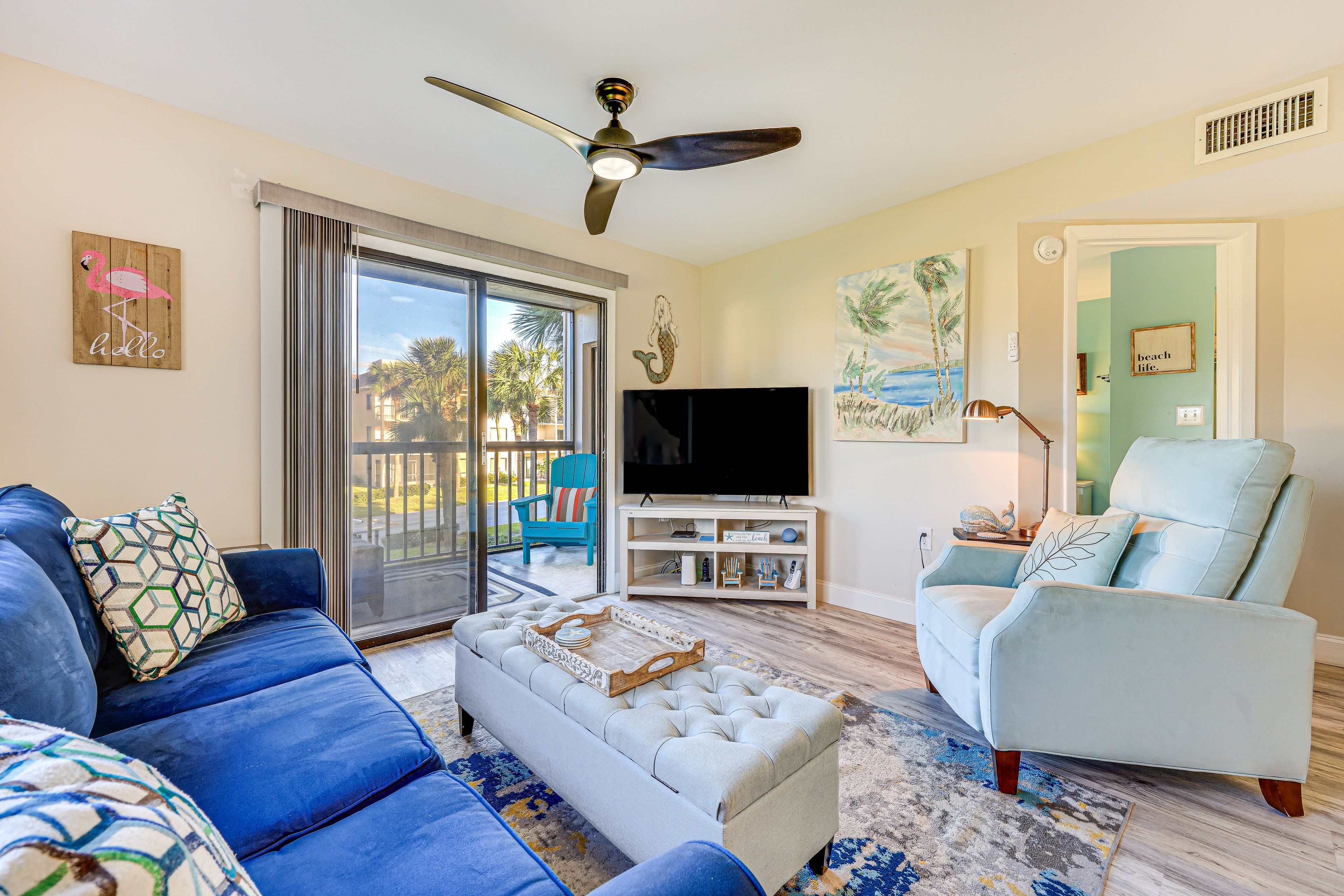 St Augustine Vacation Rental | 1BR | 1BA | Stairs Required | 687 Sq Ft