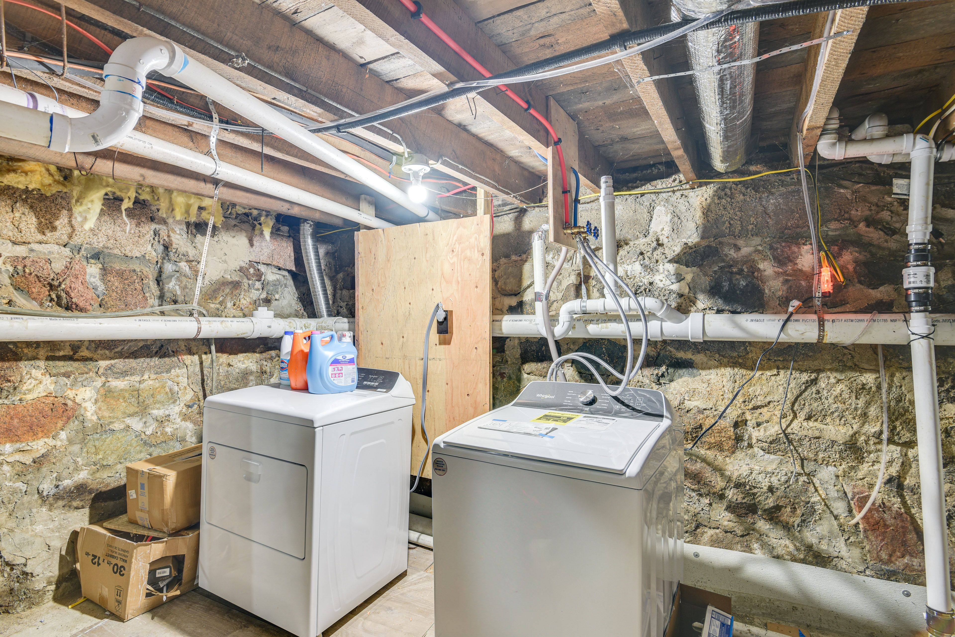 Washer & Dryer | Basement | Detergent