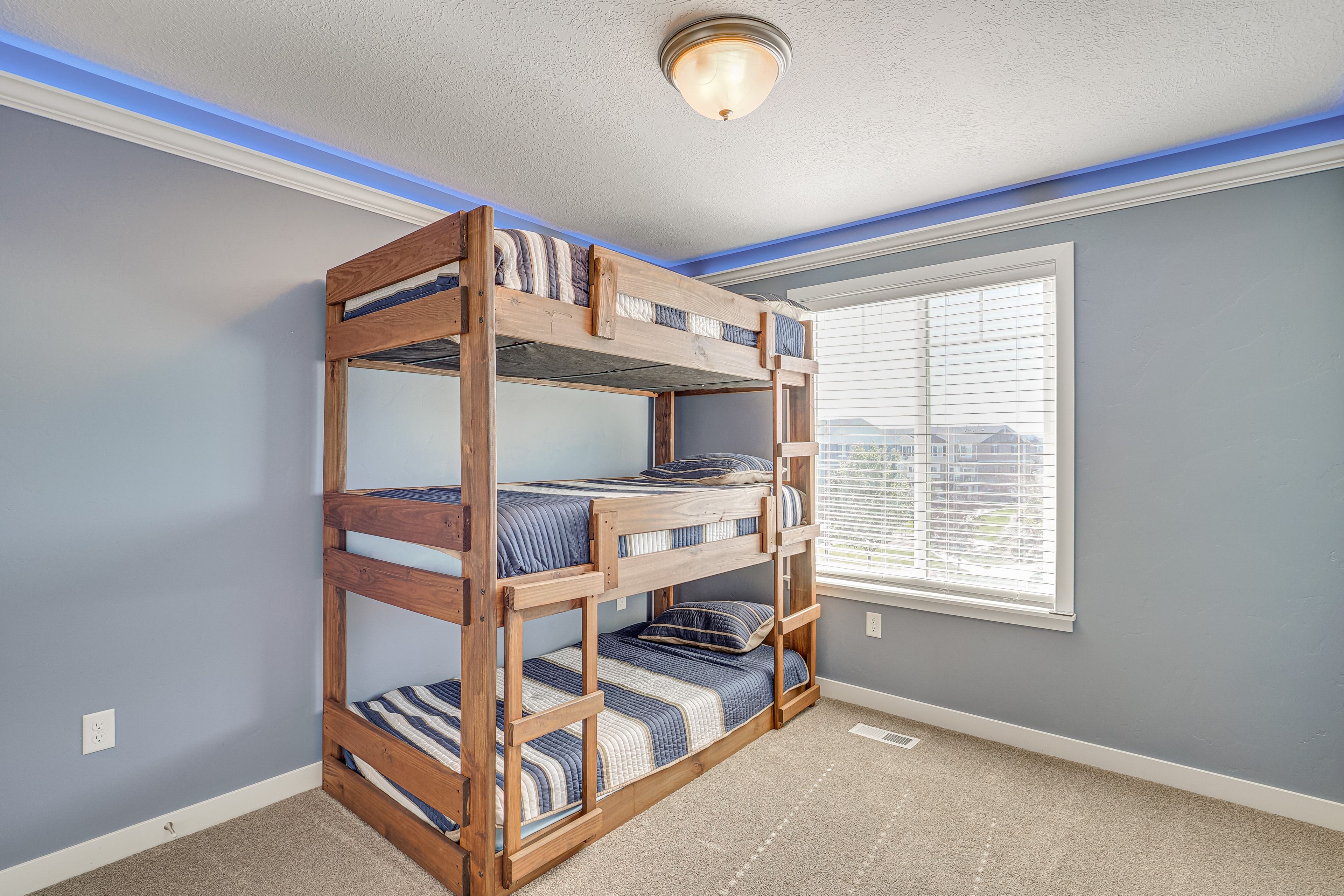 Bedroom 2 | Triple Twin Bunk Bed | 2nd Floor