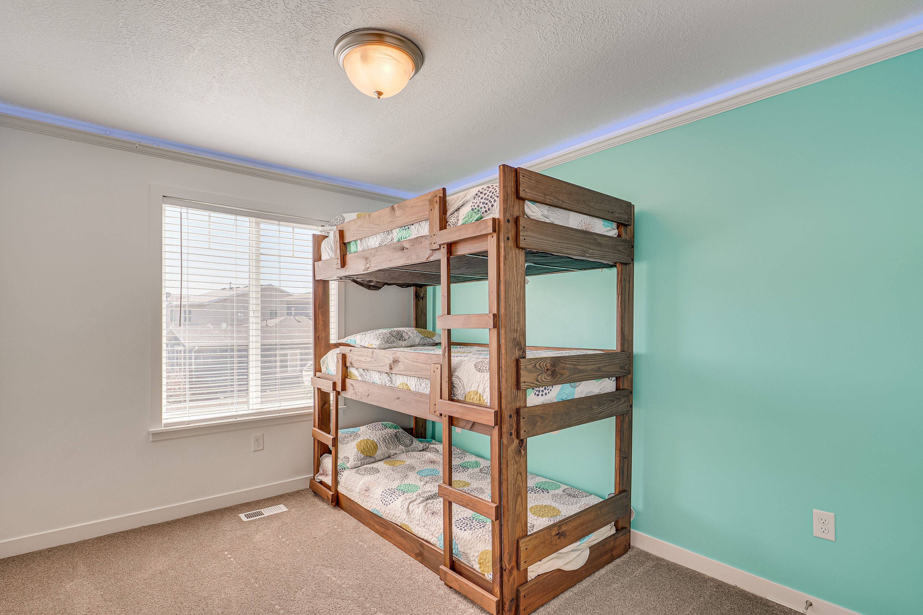 Bedroom 3 | Triple Twin Bunk Bed | 2nd Floor
