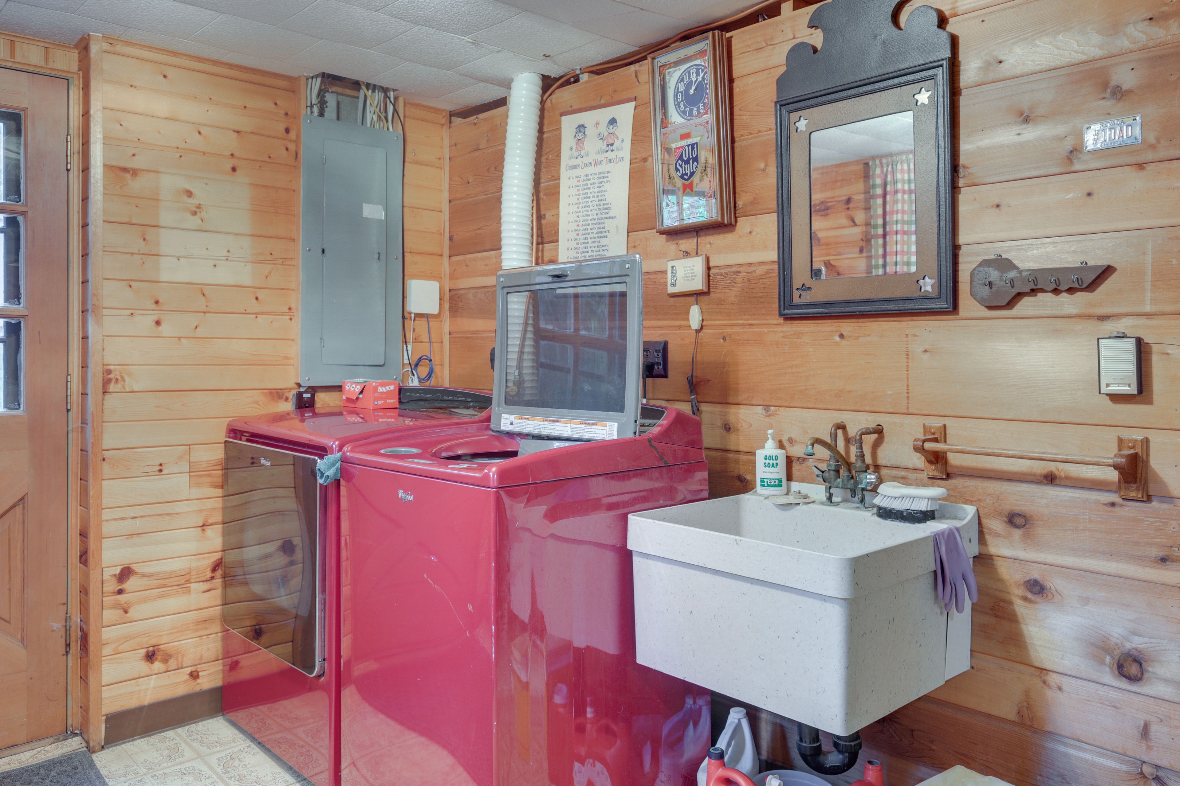 Washer & Dryer | Basement Level | Detergent Provided