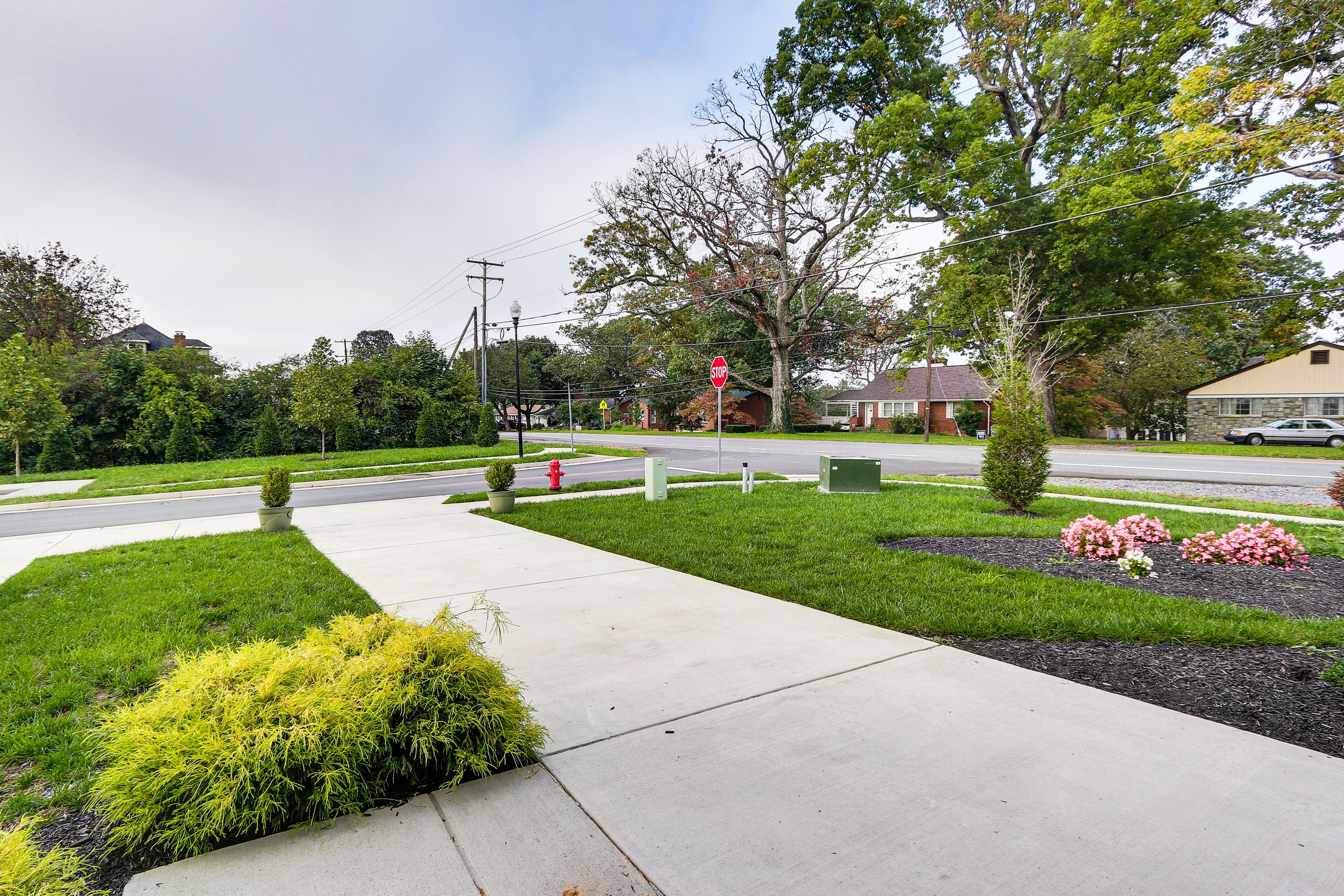 Townhome Exterior | Parking | Driveway (2 Vehicles) | Free Street Parking