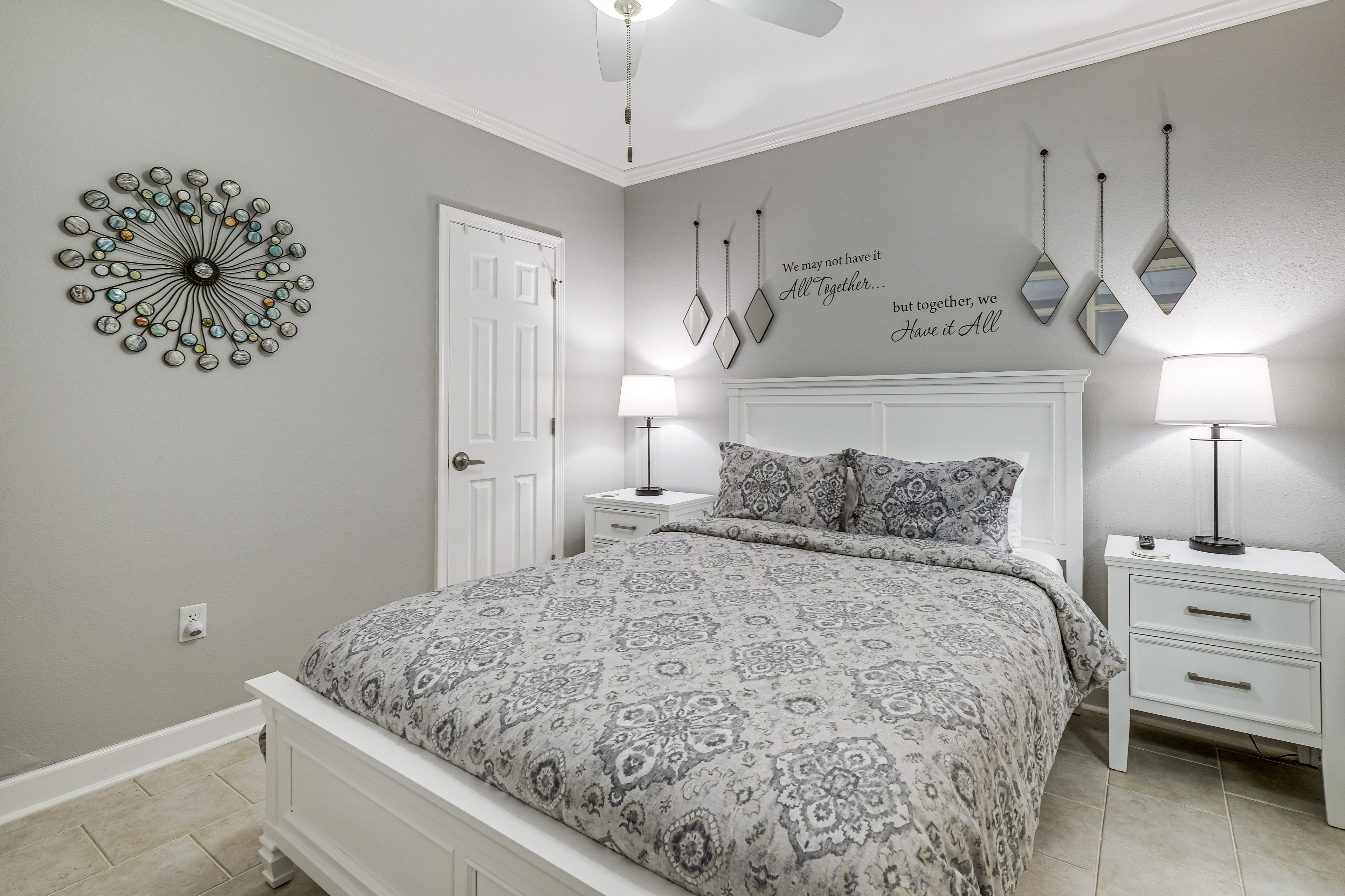 Bedroom 1 | Queen Bed | Smart TV | Linens Provided