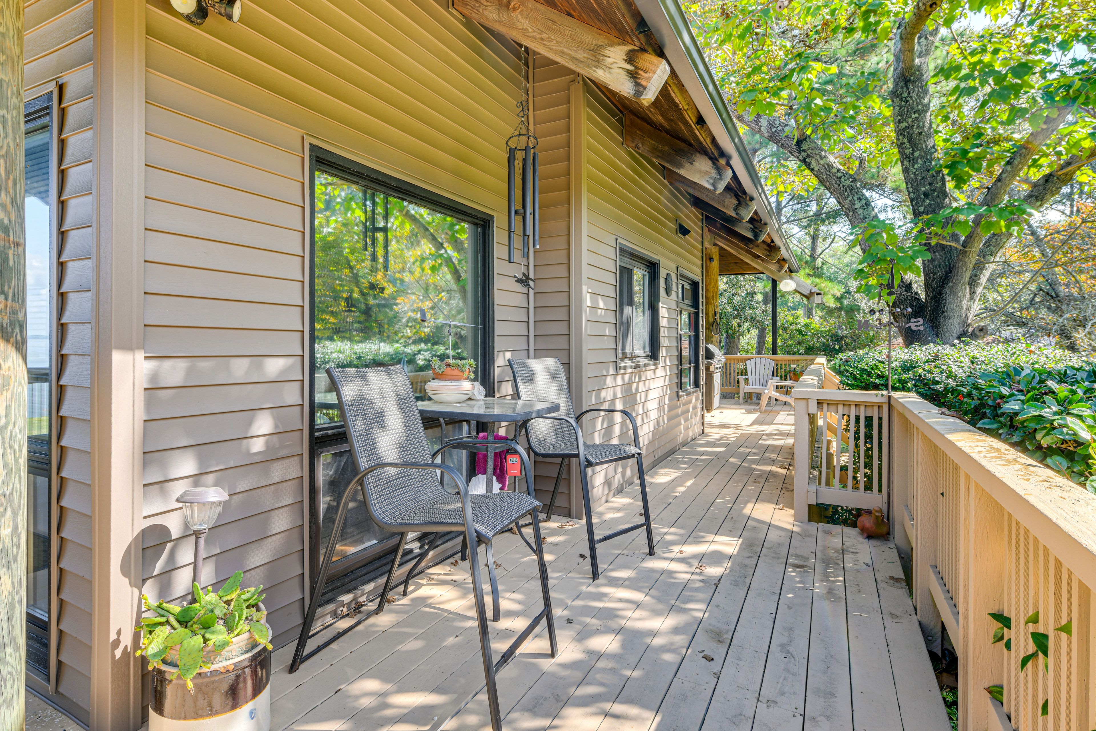 Wraparound Deck | Dining & Seating Area | Gas Grill