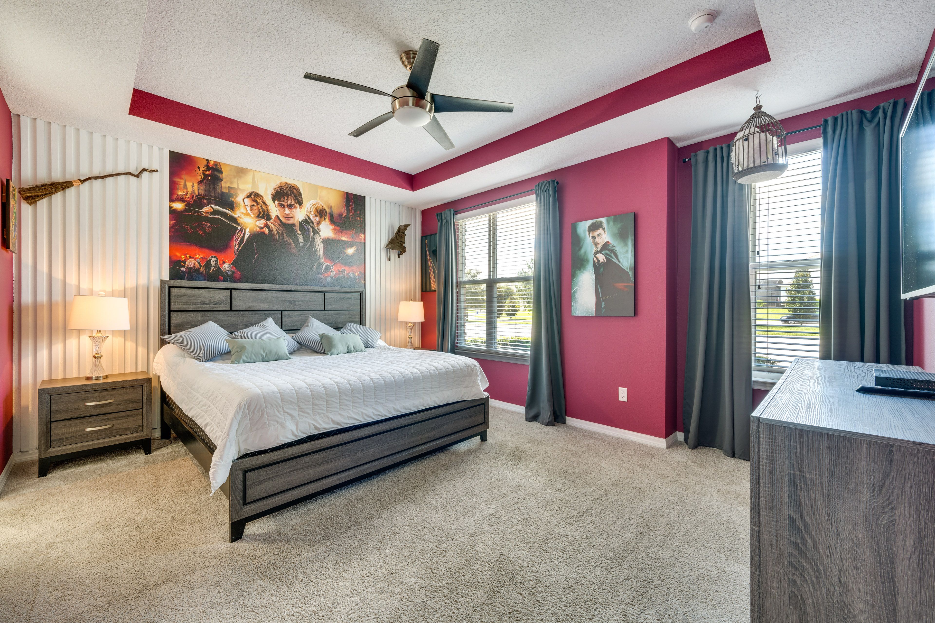 Bedroom 1 | 1st Floor | King Bed | Linens & Towels Provided