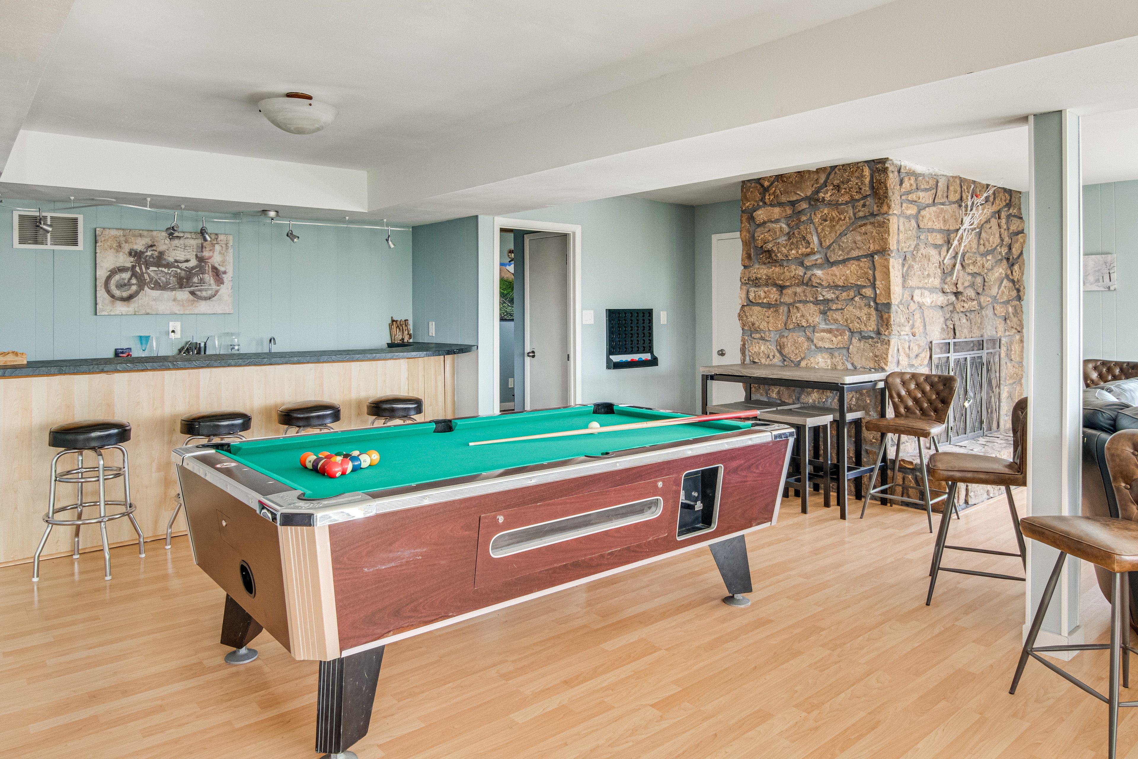 Game Room | 1st Floor | Pool Table | Wet Bar | Darts | Foosball | Air Hockey