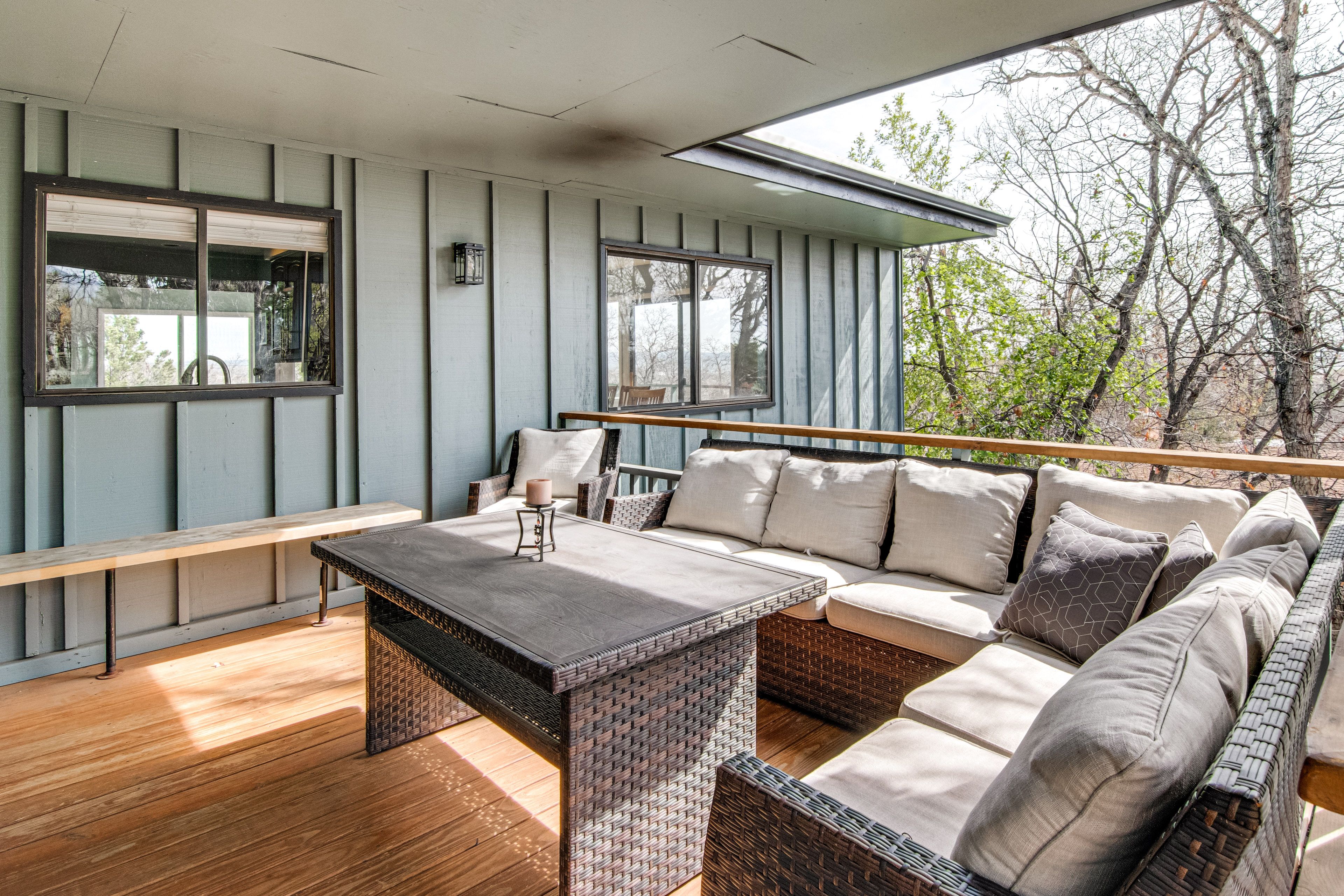 Covered Deck | Lounge Seating